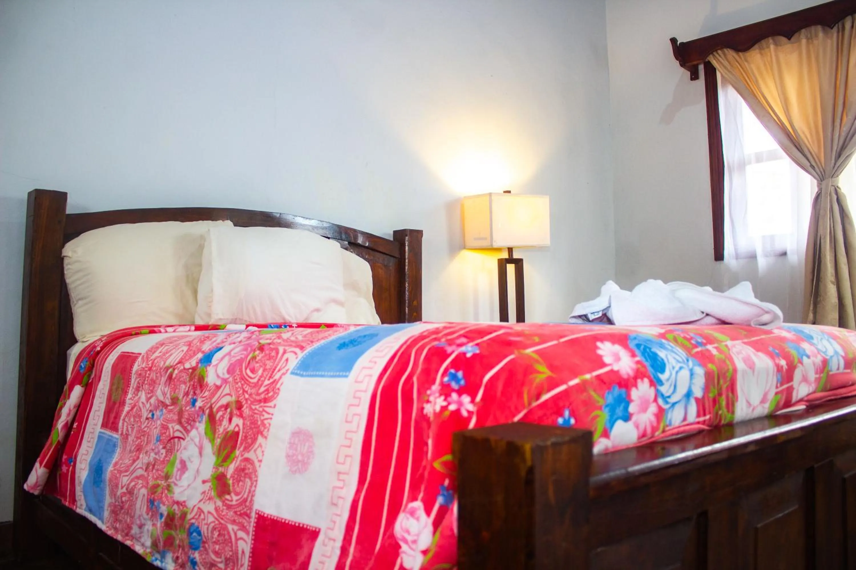 Bed in Hotel Huella Lenca