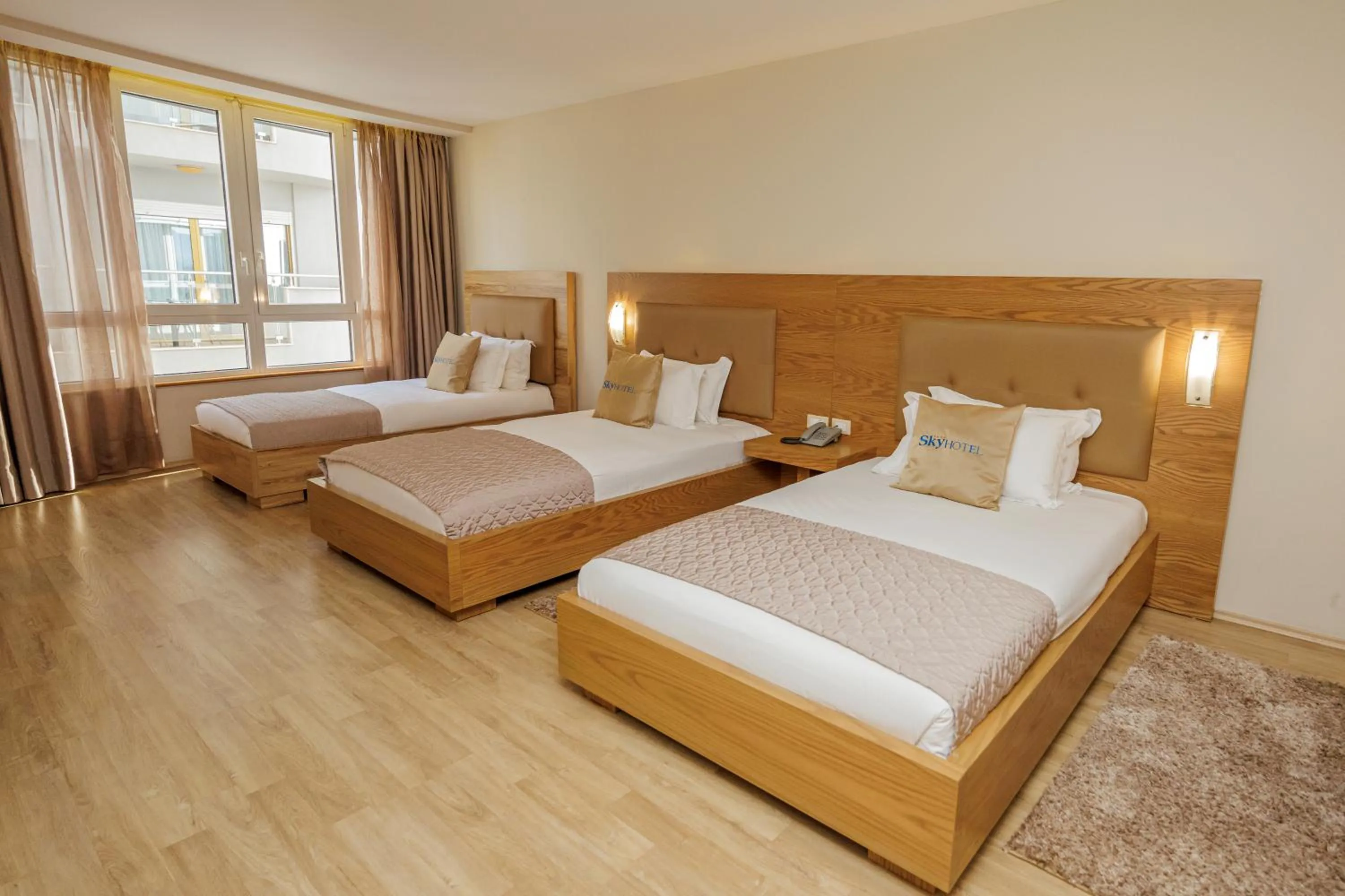 Bed in Sky Hotel Tirana