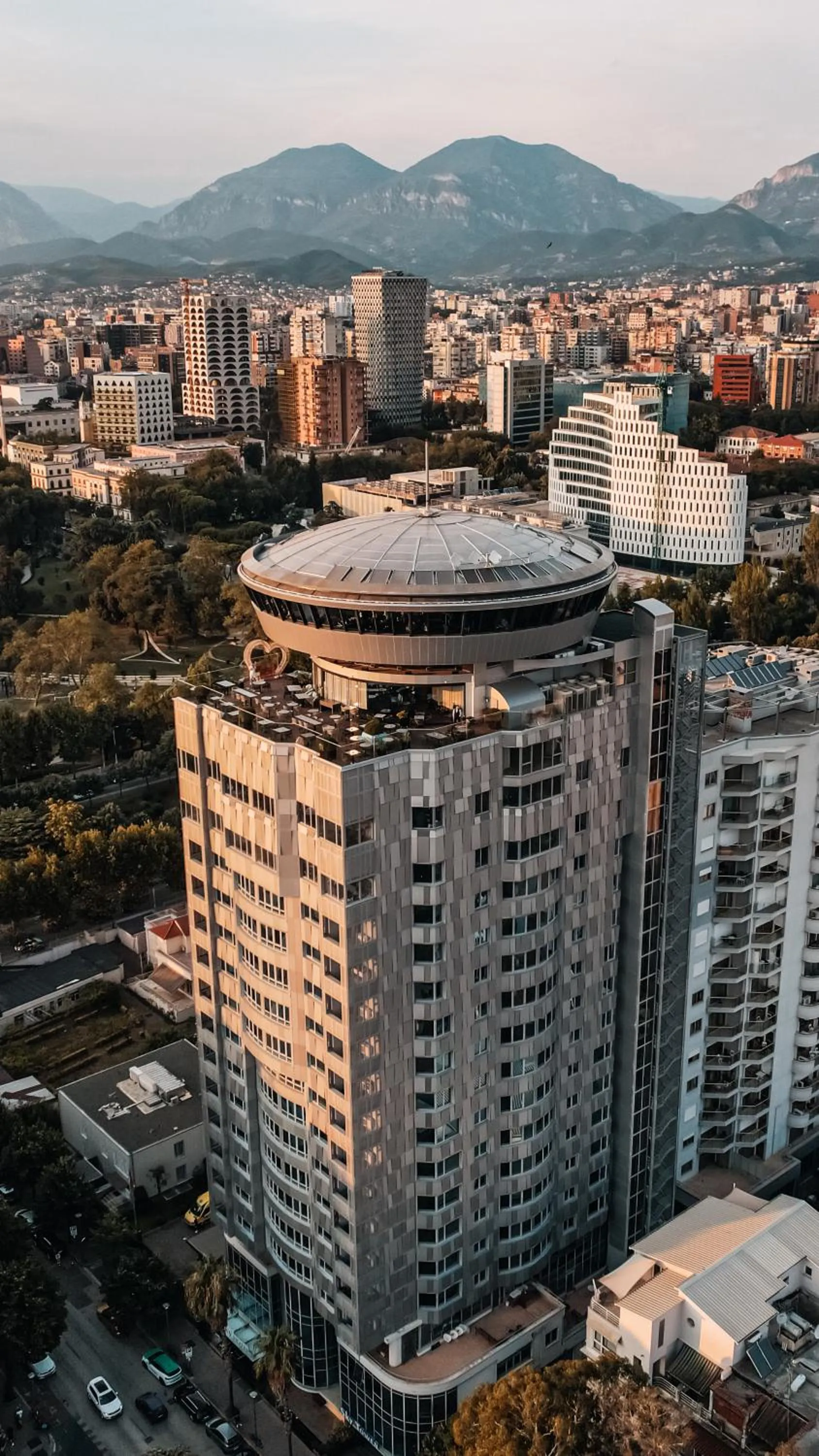 Property building in Sky Hotel Tirana