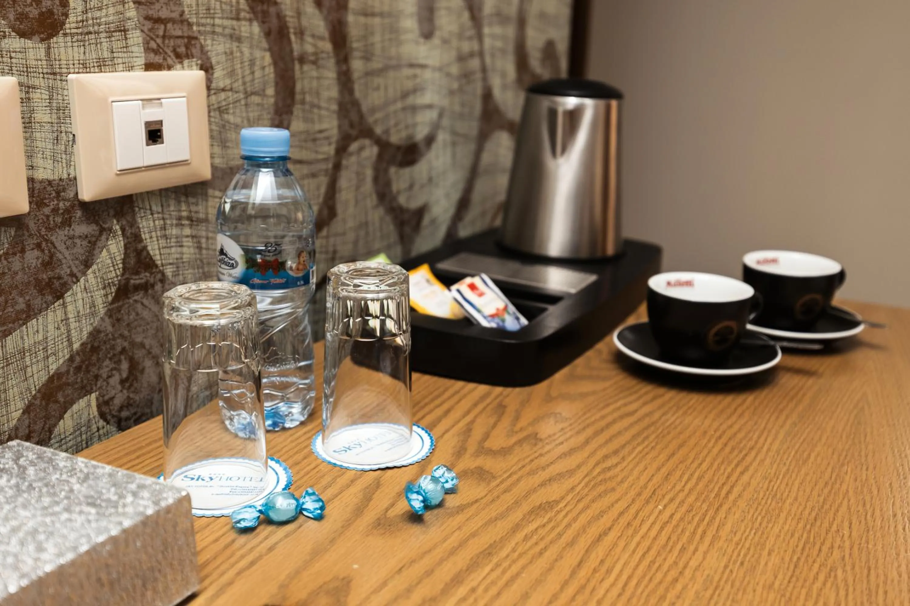Coffee/tea facilities in Sky Hotel Tirana