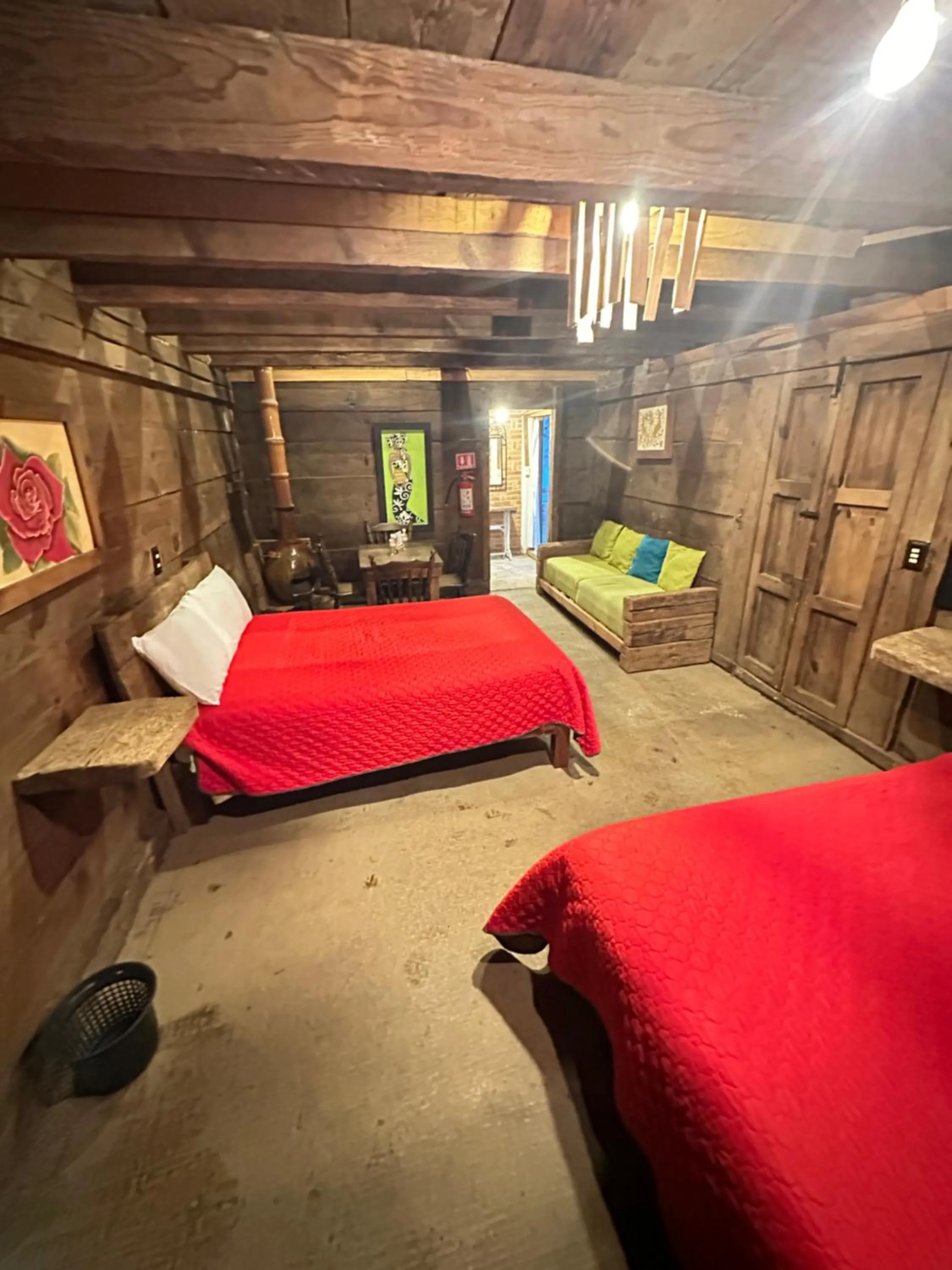 Bed in Cabañas Del Valle