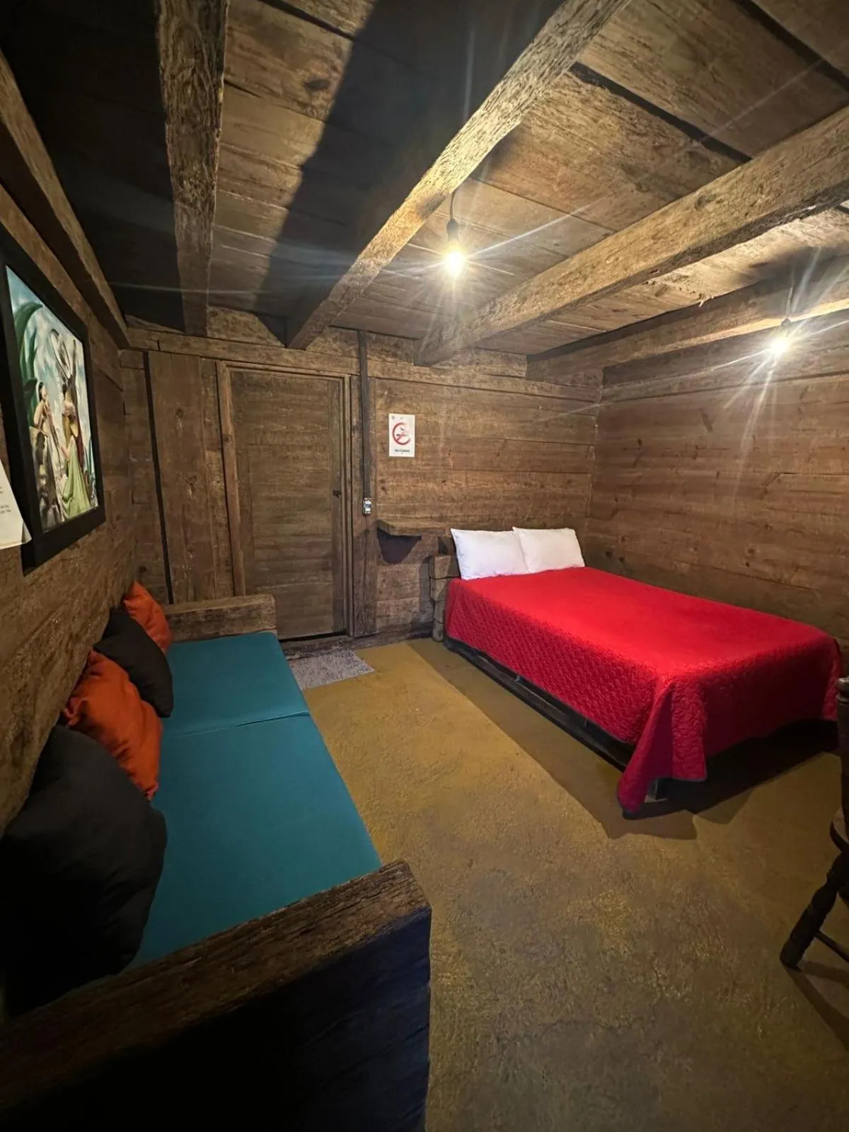 Bedroom, Bed in Cabañas Del Valle