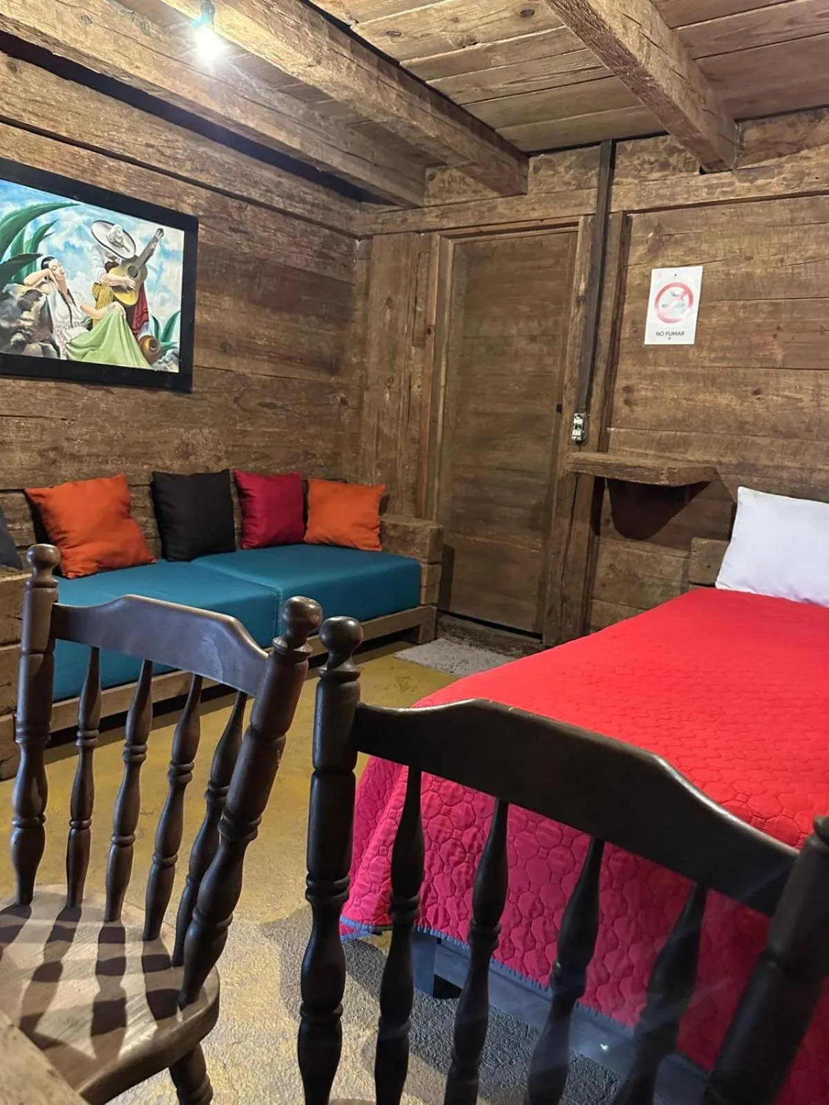 Living room in Cabañas Del Valle