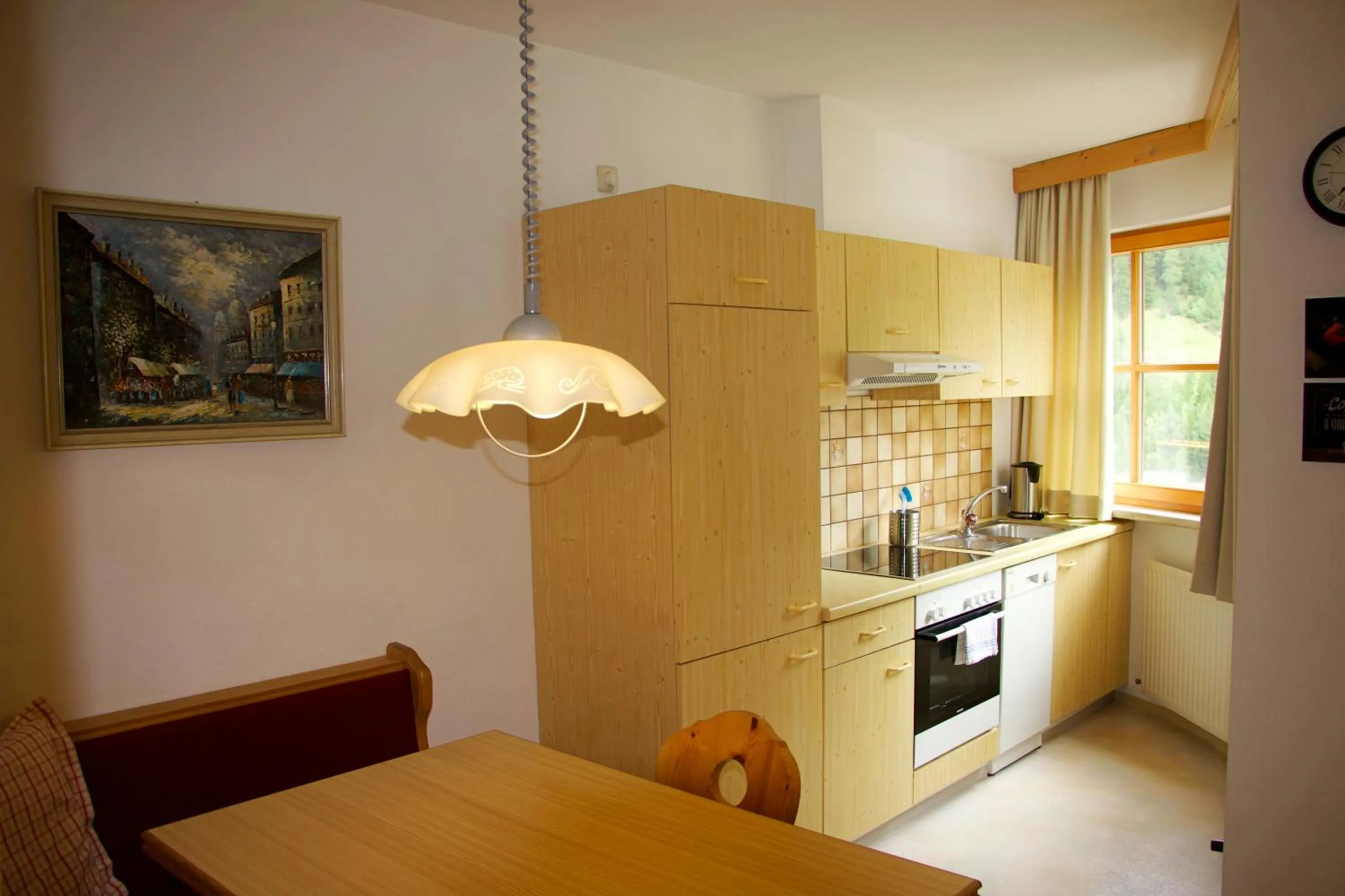 Kitchen or kitchenette in Aparthotel Alpin Life