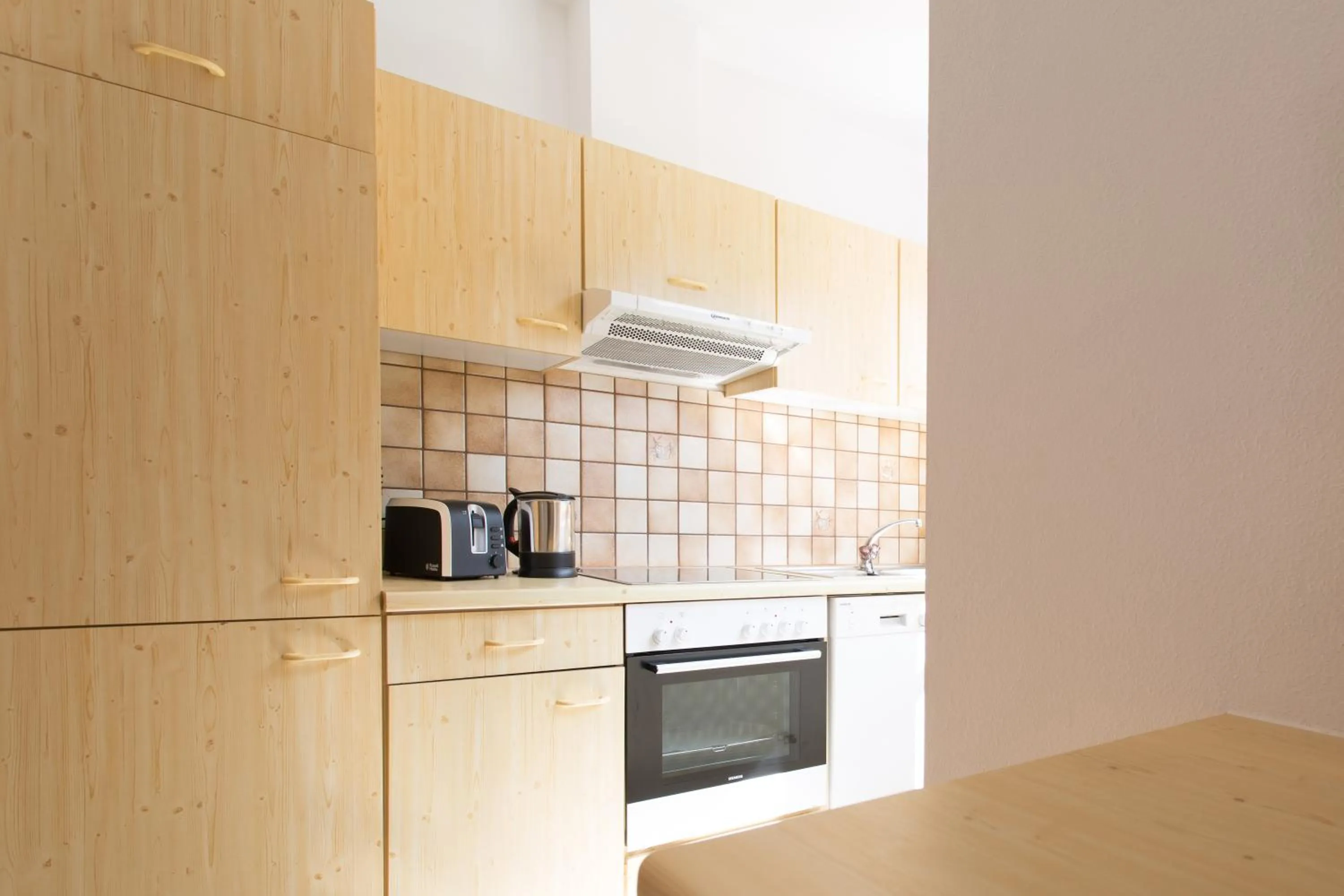 Kitchen or kitchenette in Aparthotel Alpin Life