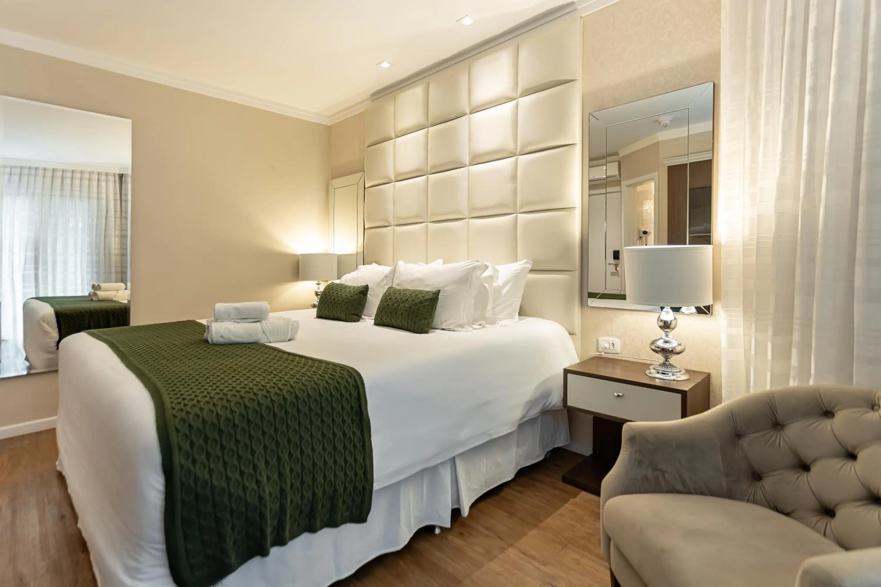 Bed in Hotel Jardins da Colina