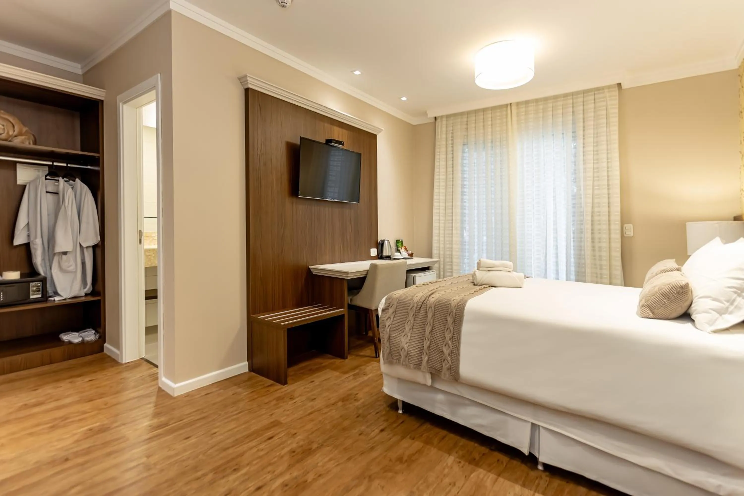 Bed in Hotel Jardins da Colina