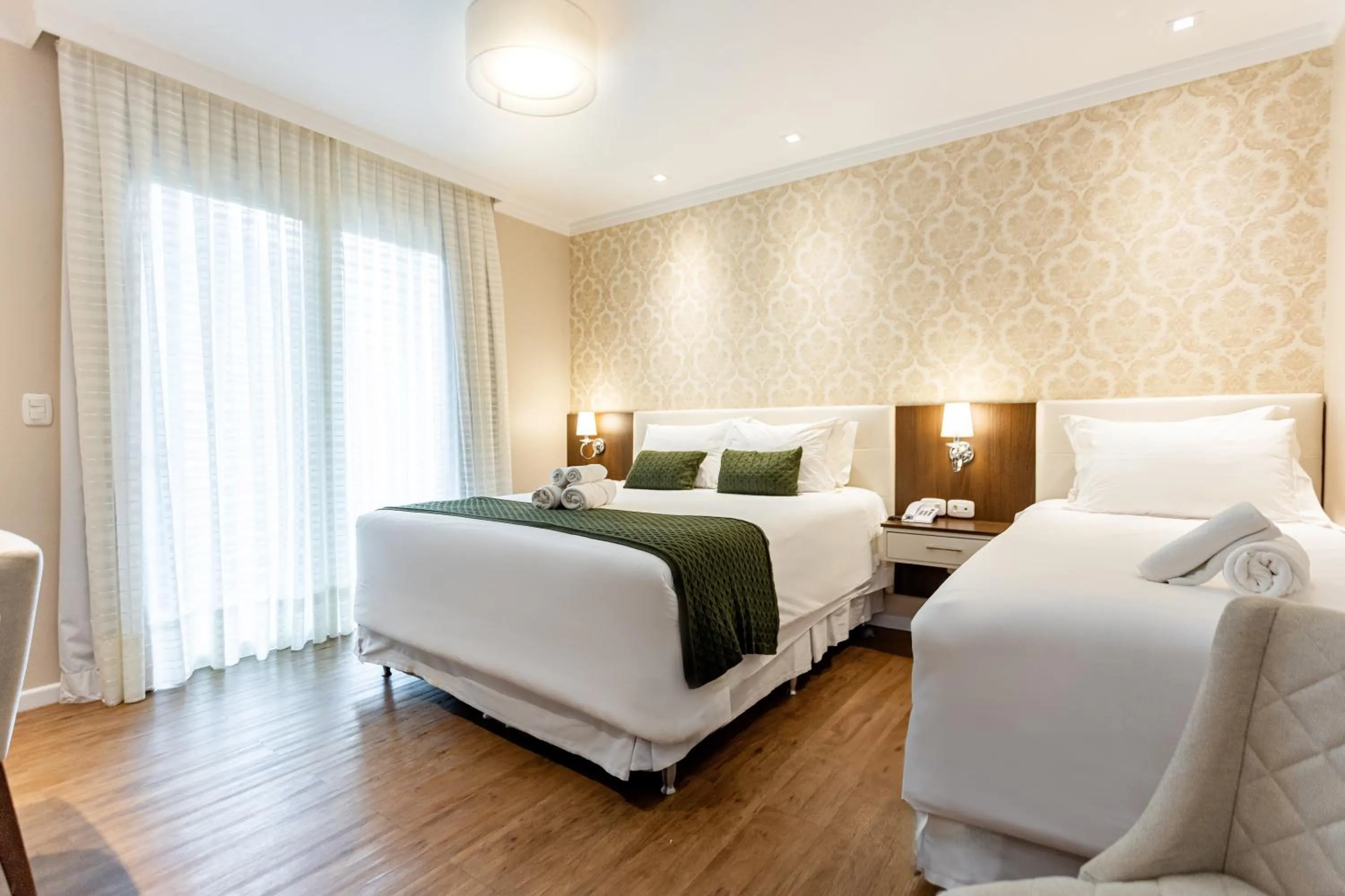 Bed in Hotel Jardins da Colina