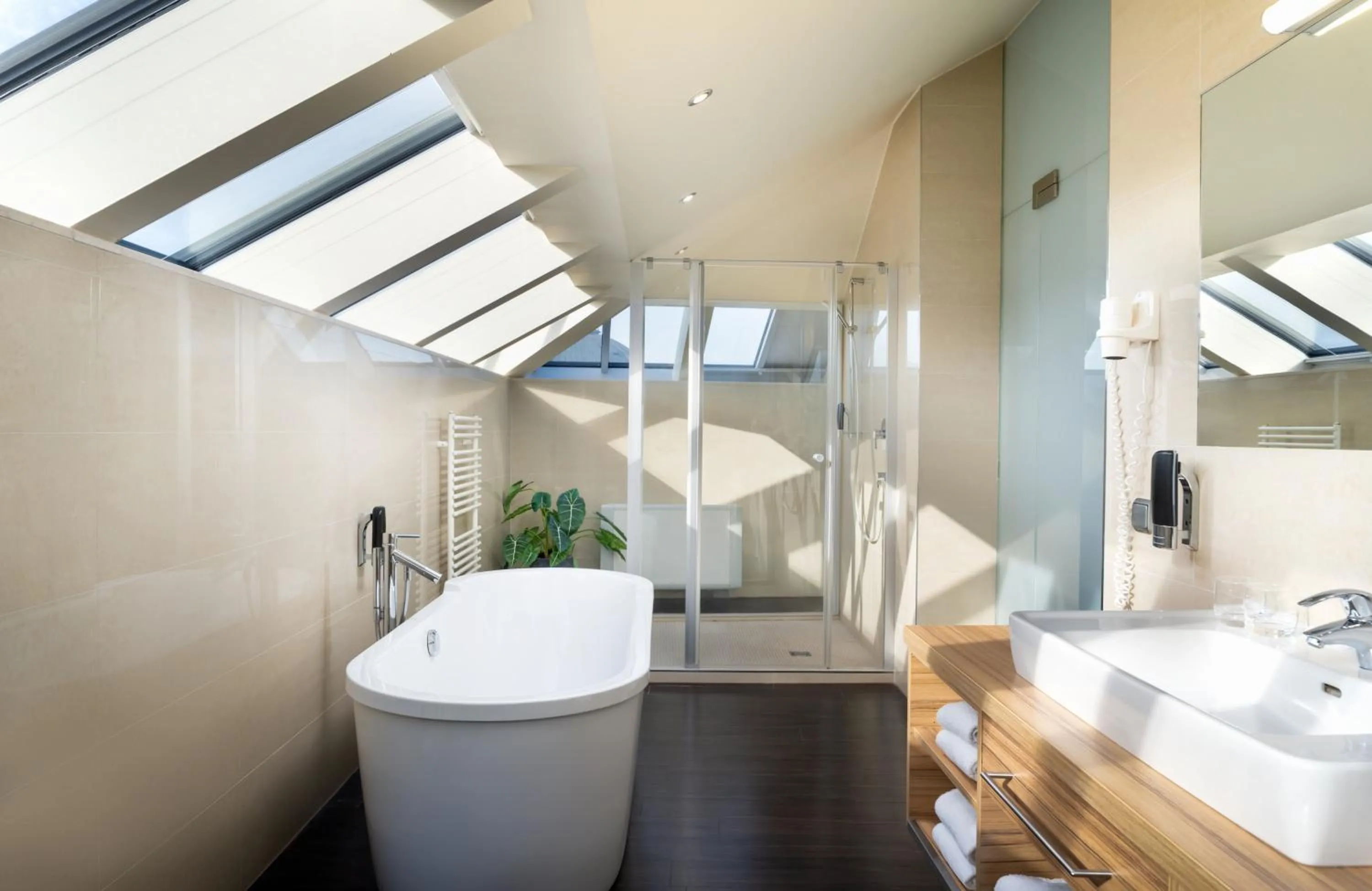 Bathroom in Leonardo Boutique Hotel Salzburg Gablerbräu