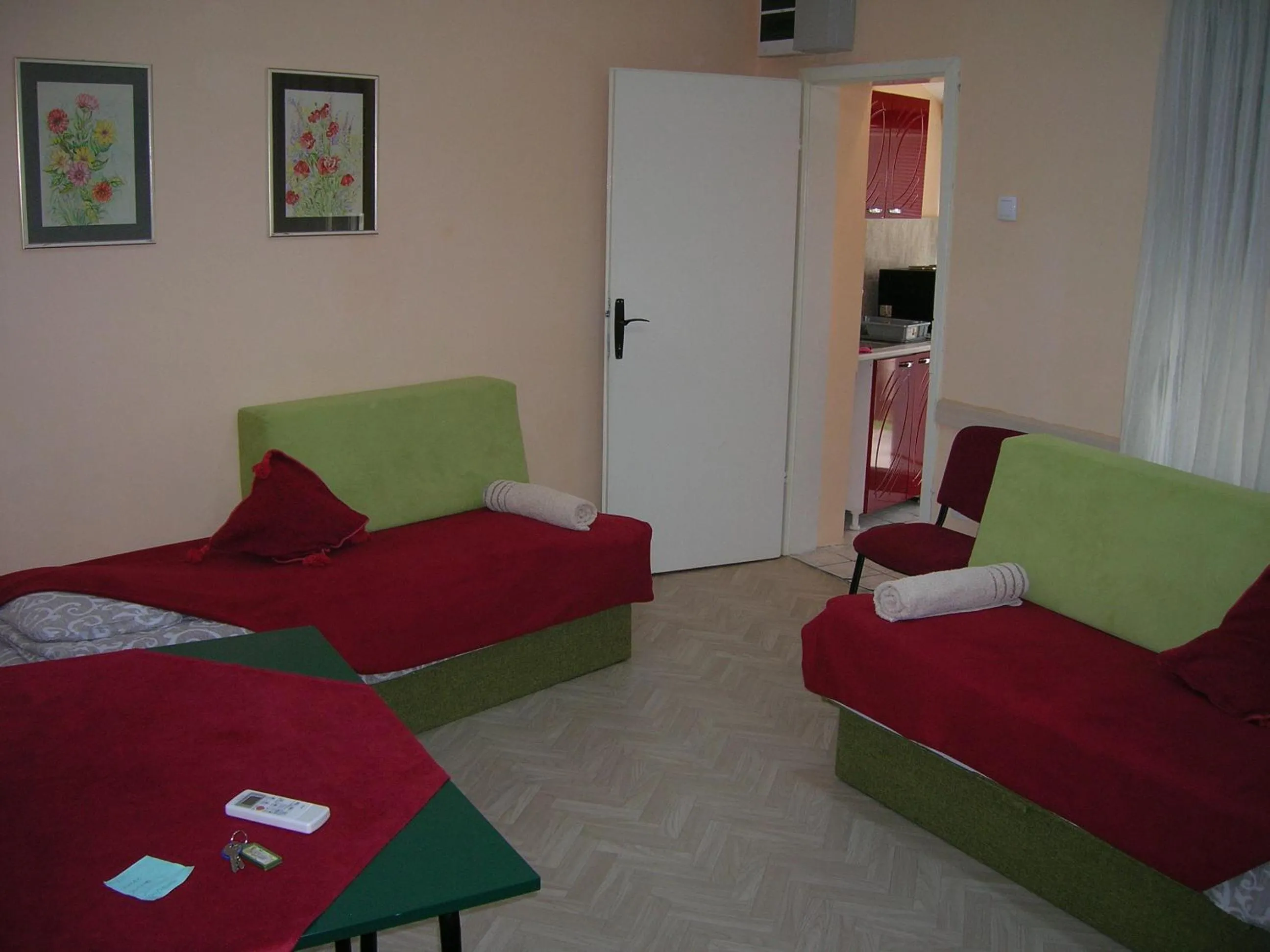 Bed in Cozy apartment in the center of Novi Sad!