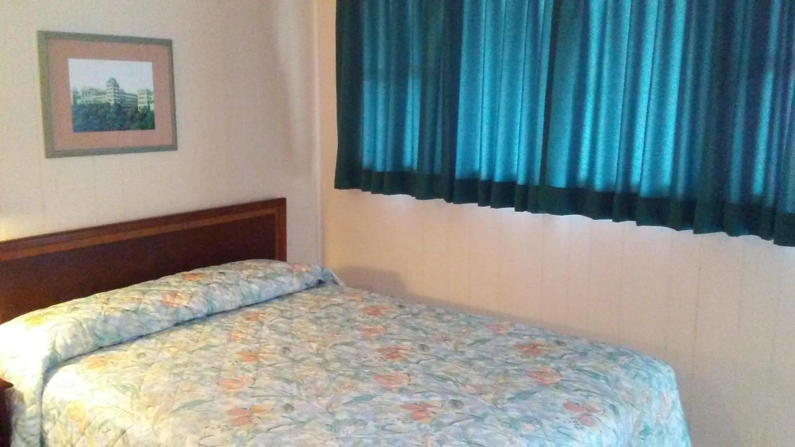 Bed in Catskill Motor Court