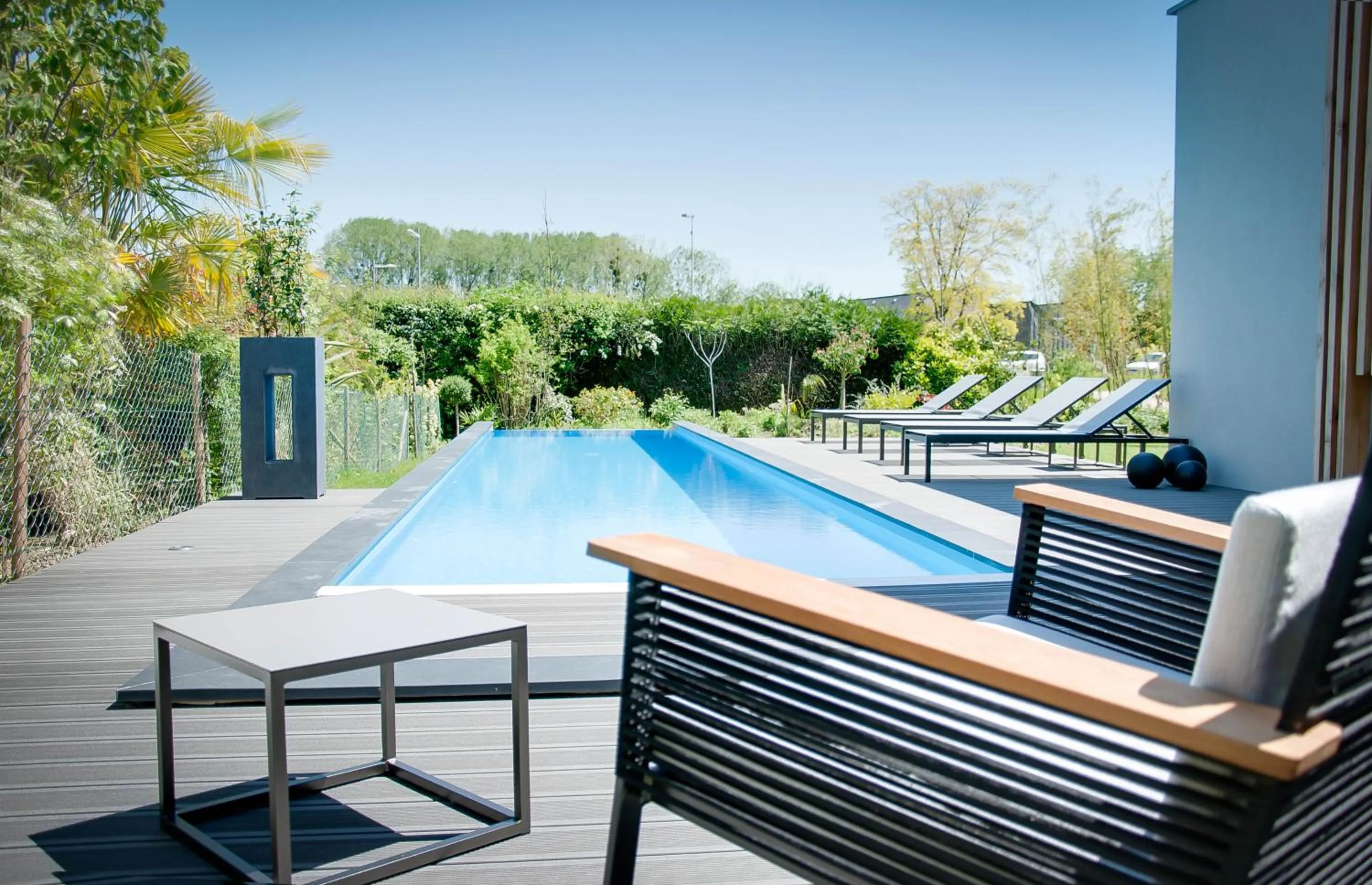 Pool view in MAISON KERVARREC - Rennes - Saint-Grégoire