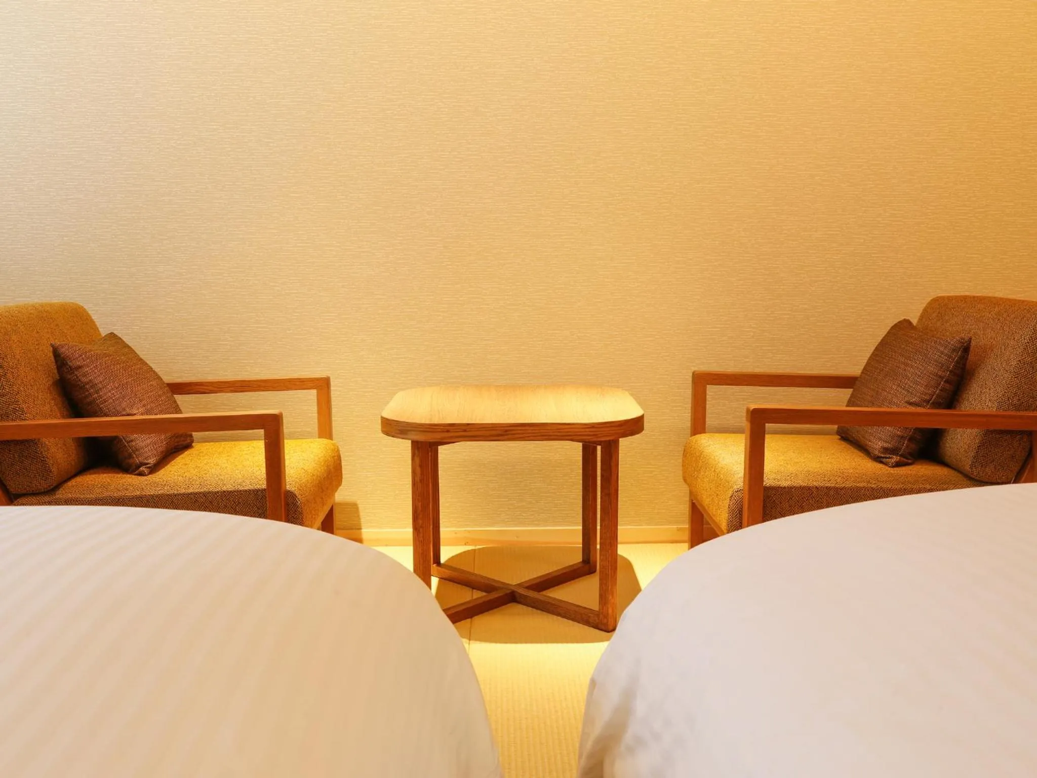 Decorative detail, Bed in Minato Koyado Awajishima