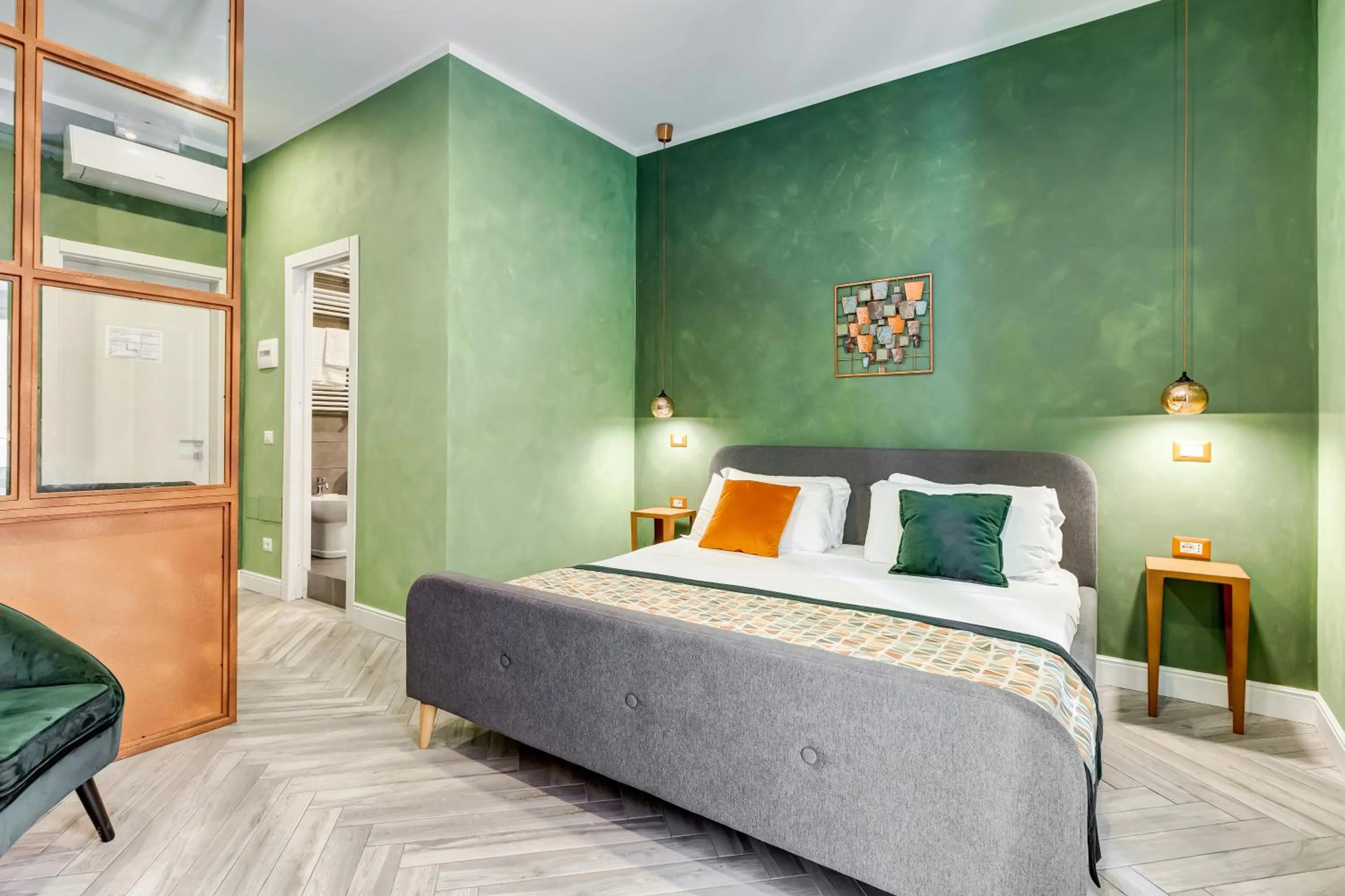 Bed in Ripetta Natural Suites