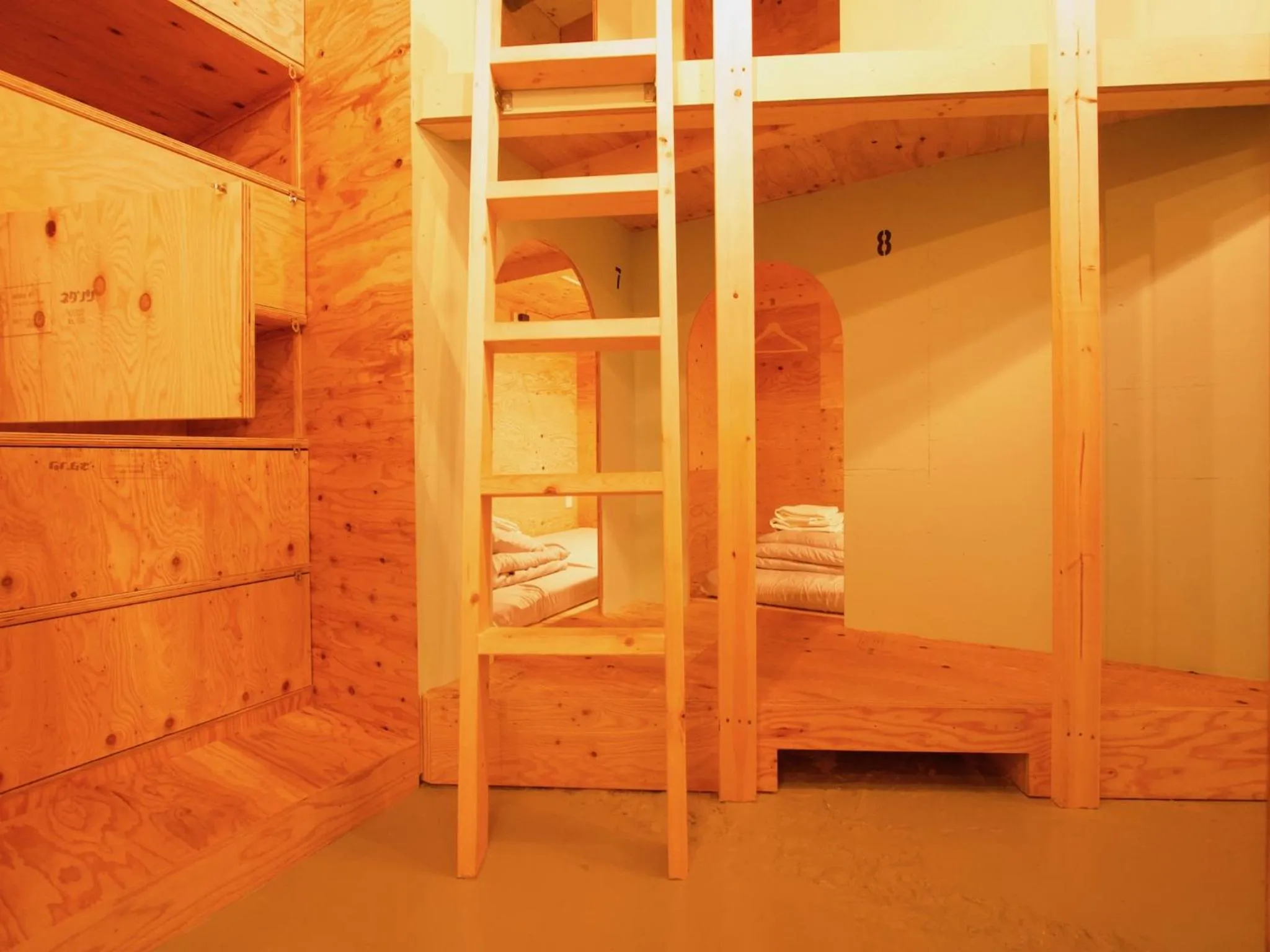 Bed in Ishigaki Guesthouse HIVE