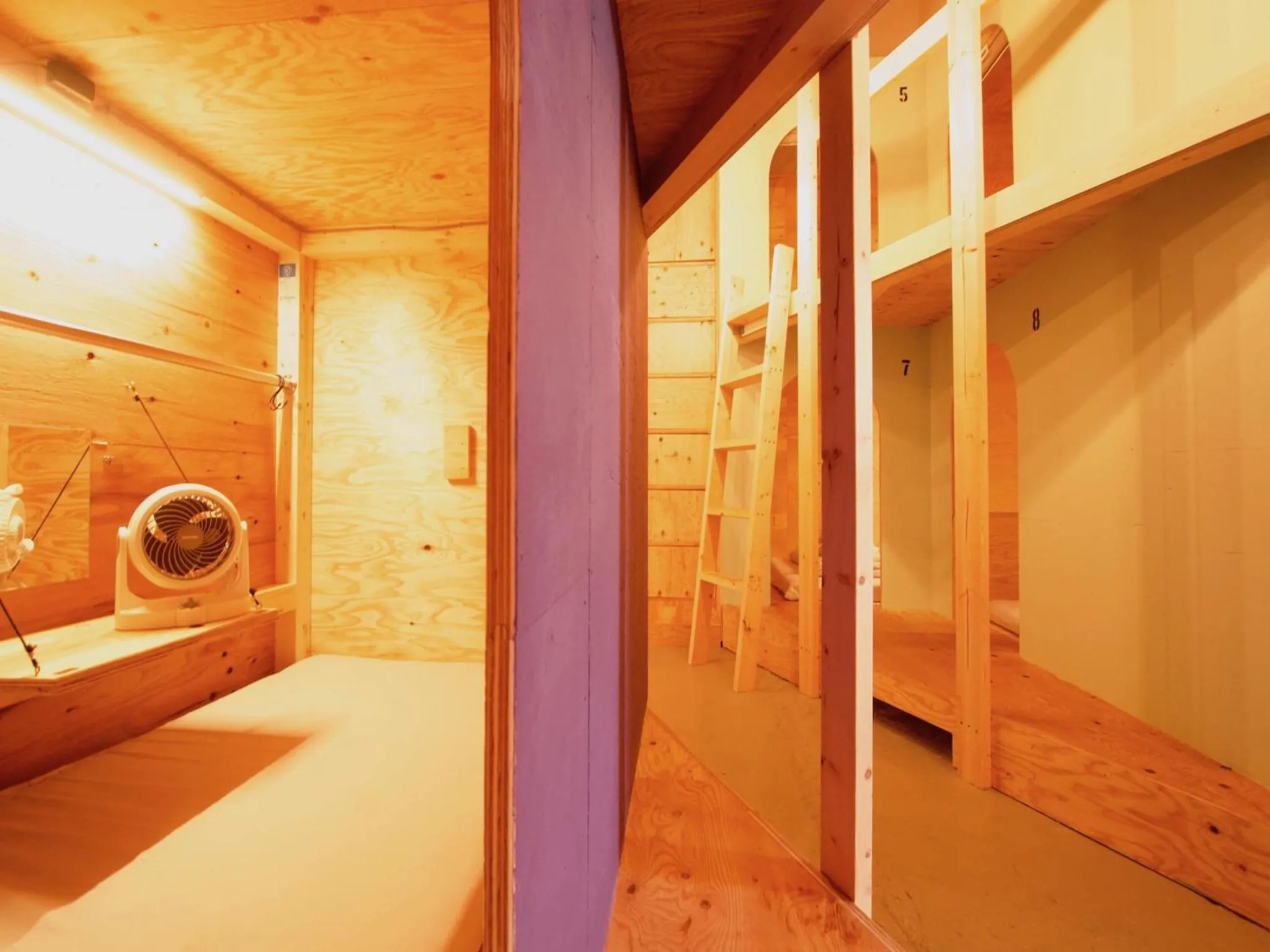 Bed in Ishigaki Guesthouse HIVE