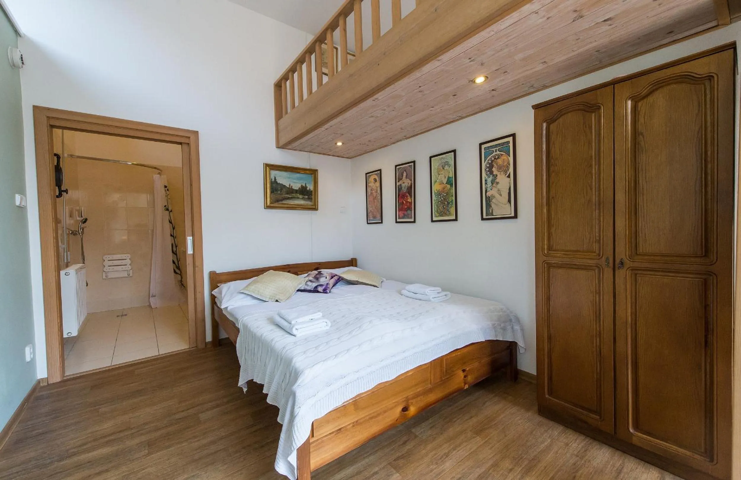 Bedroom, Bed in Pension Fialka