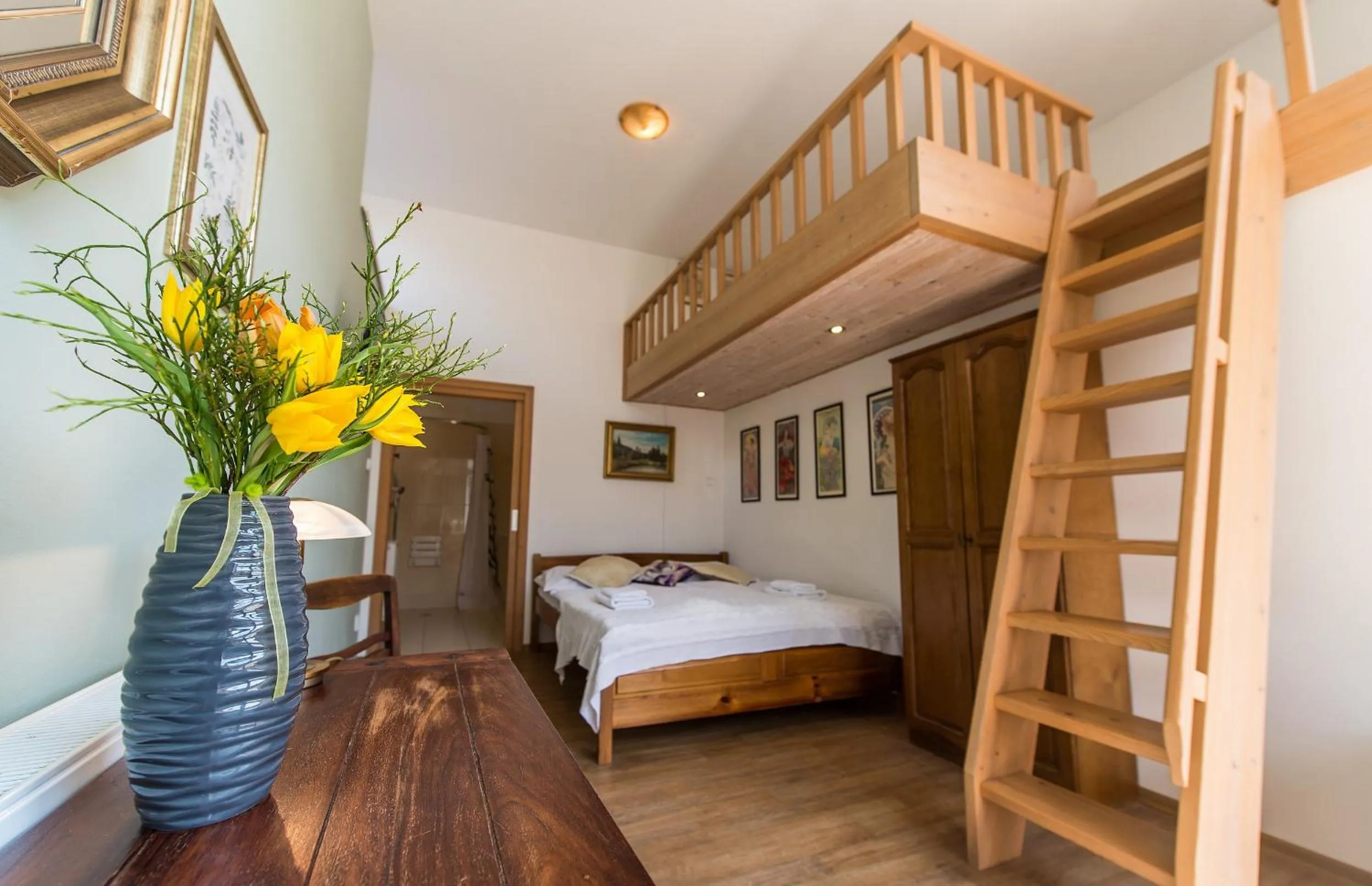 bunk bed, Bed in Pension Fialka