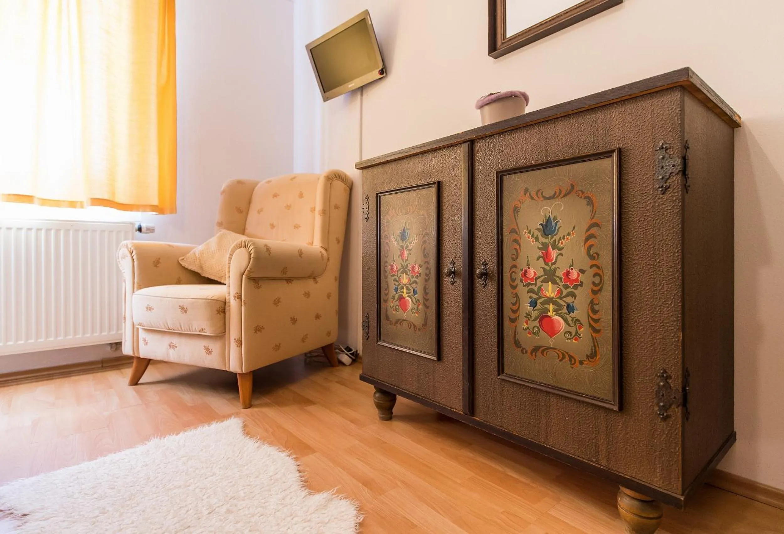 Seating area in Pension Fialka