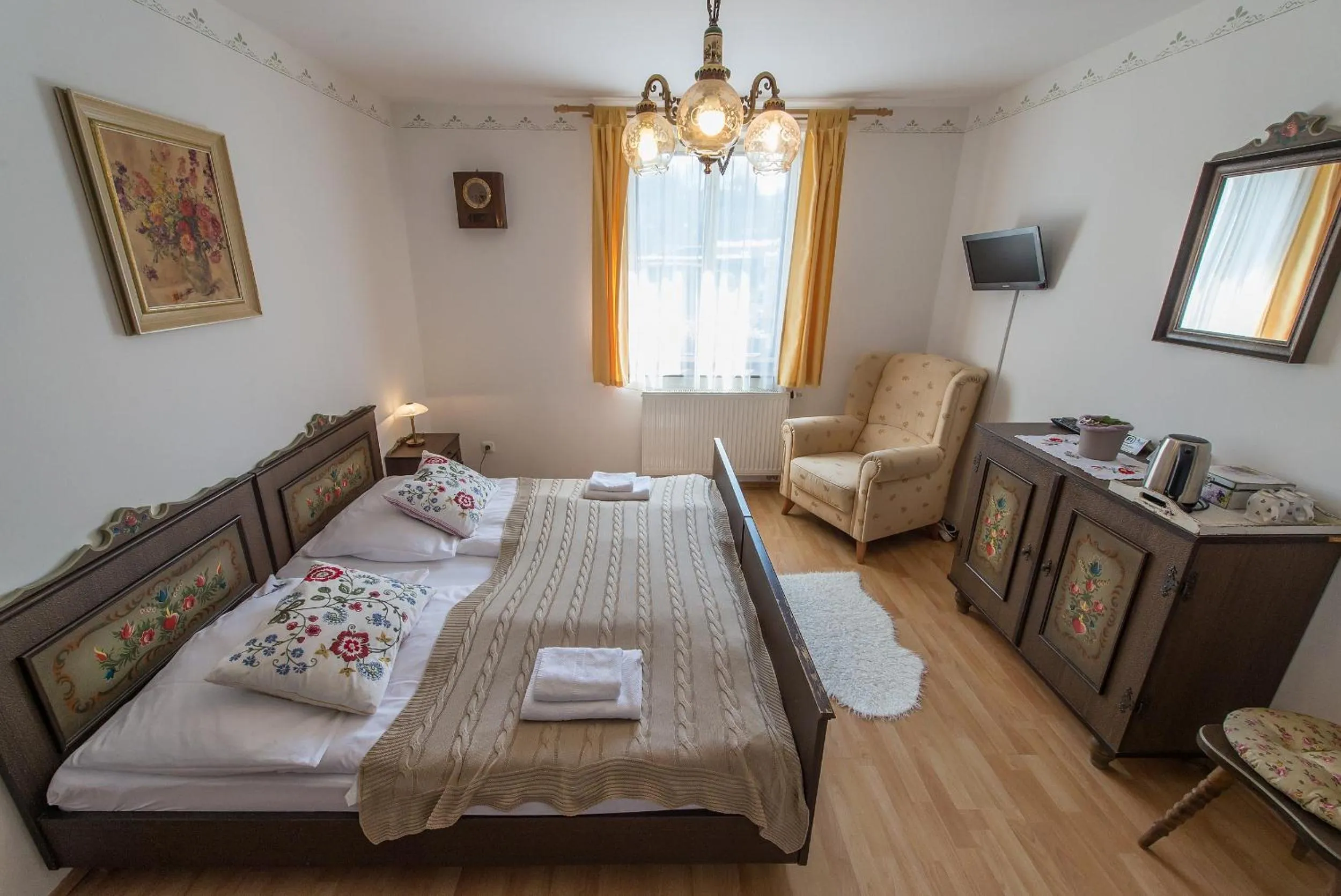 Bedroom, Bed in Pension Fialka