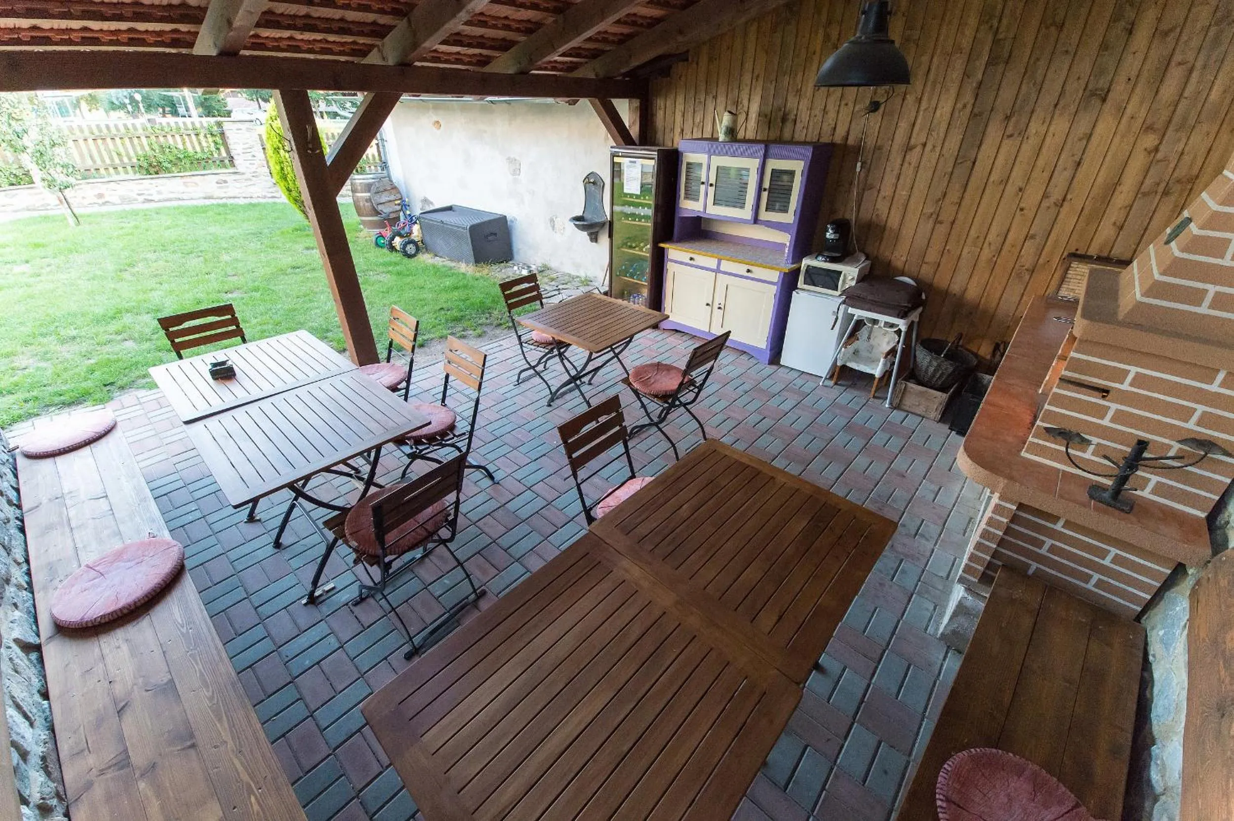 Patio in Pension Fialka