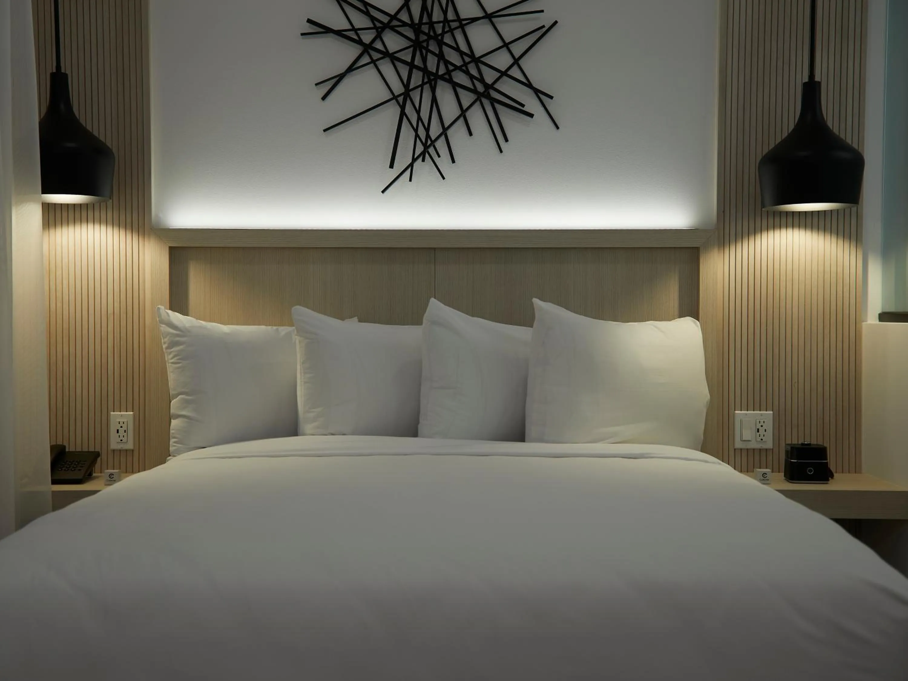 Bed in Hôtel Cofortel