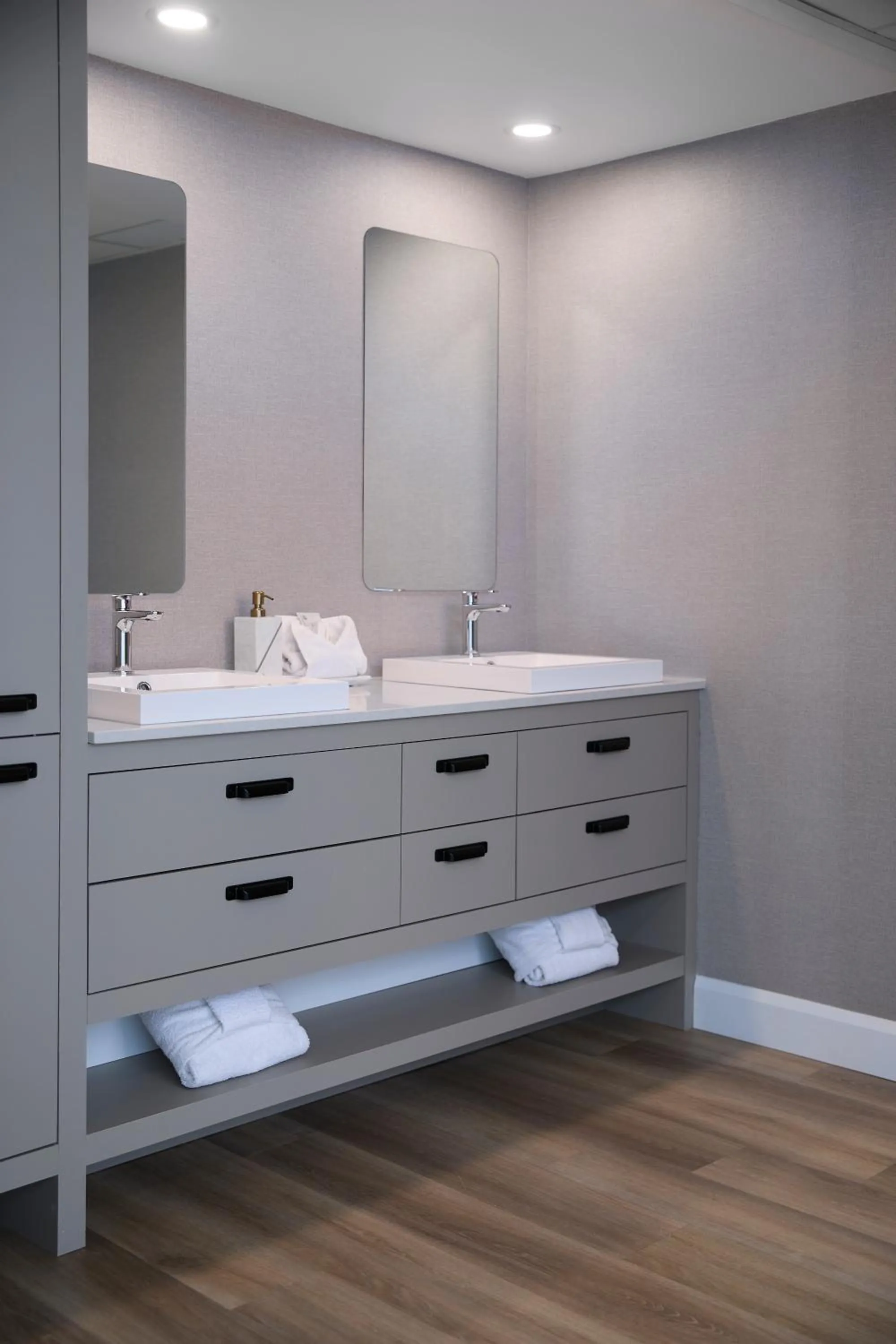 Bathroom in Hôtel Cofortel