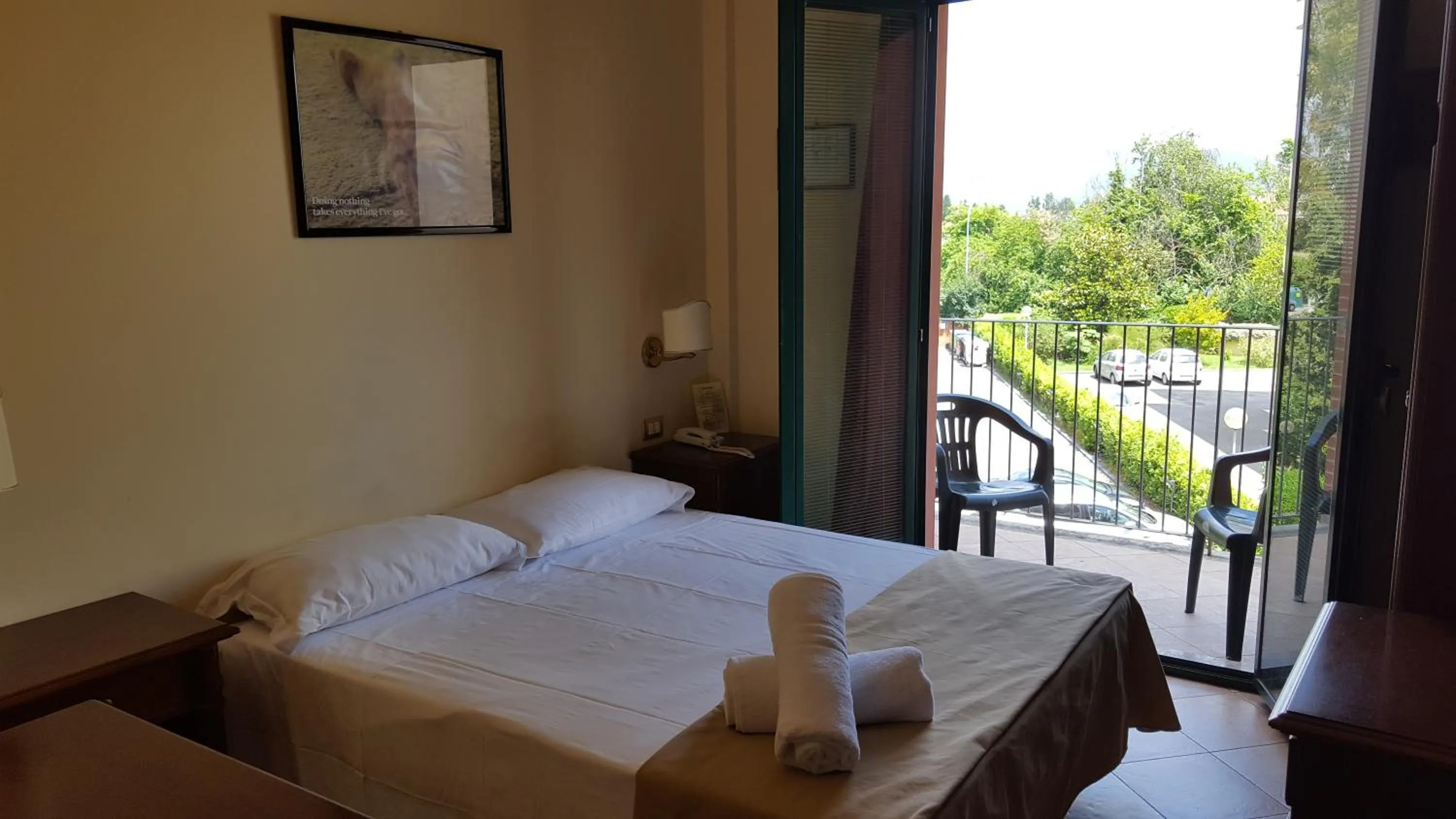 Balcony/Terrace, Bed in Casa Betania