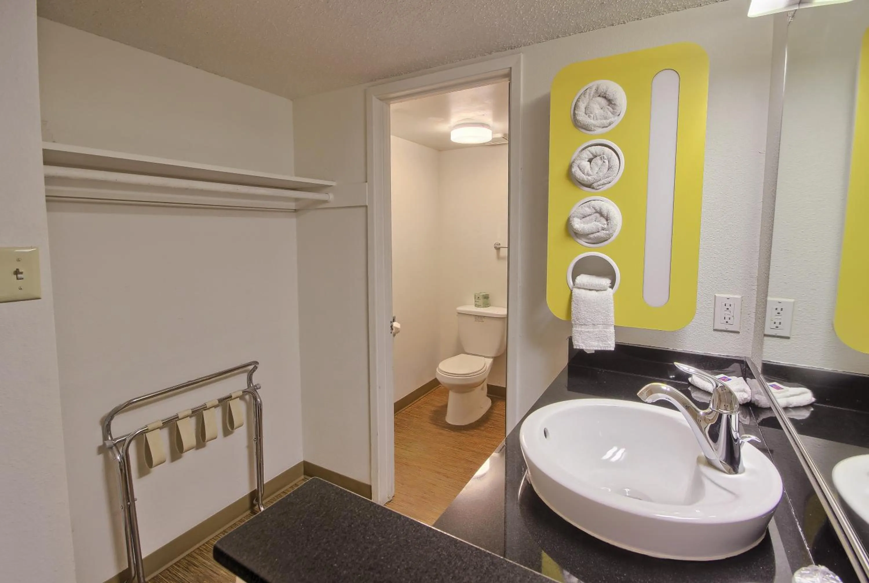 Bathroom in Motel 6-Merced, CA