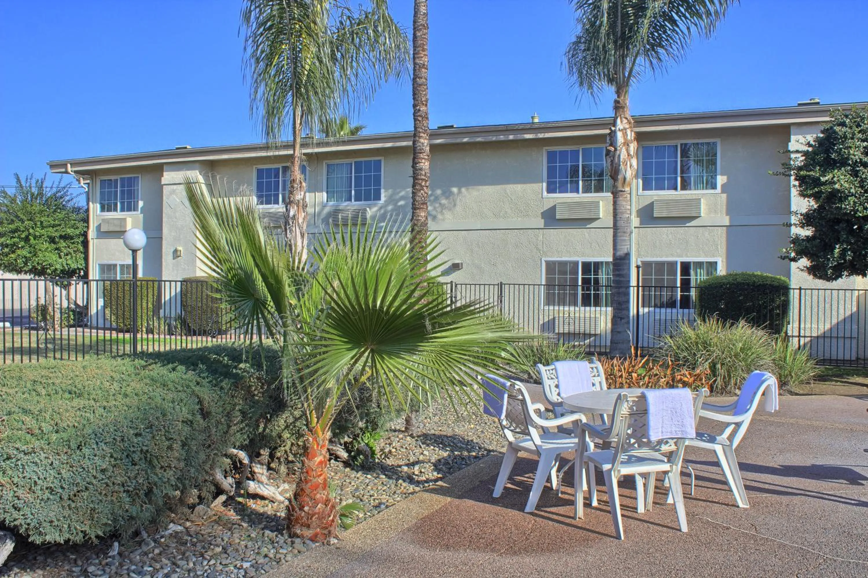 Swimming pool in Motel 6-Merced, CA