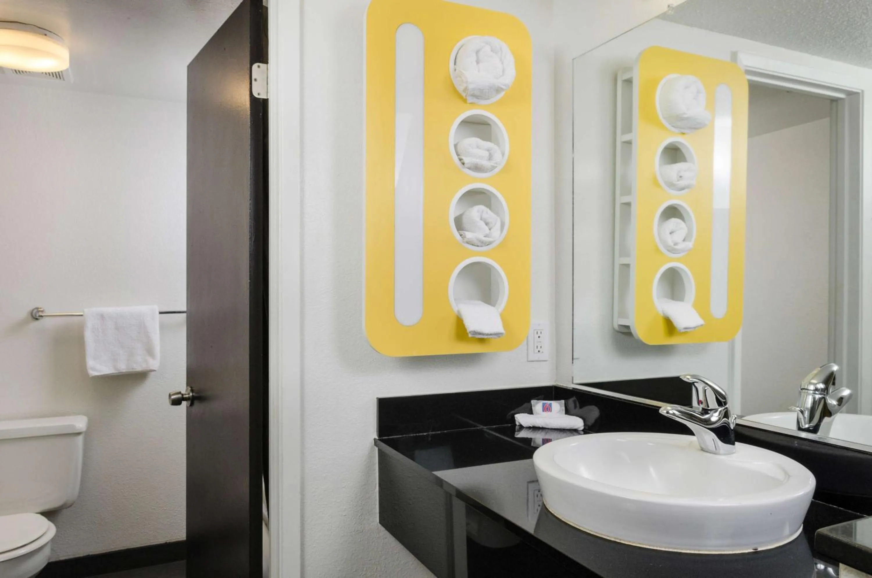 Bathroom in Motel 6-Merced, CA