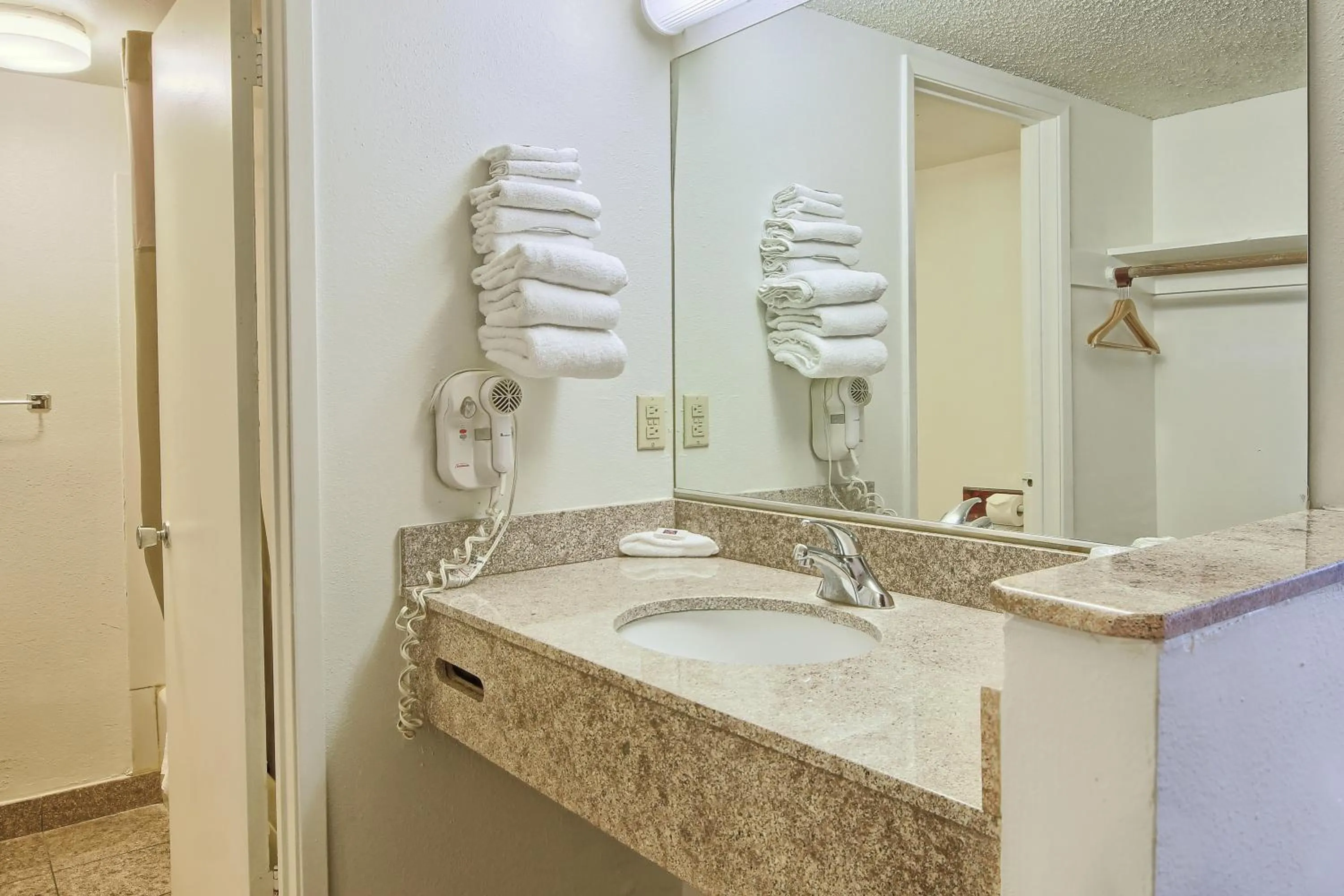 Bathroom in Motel 6-Merced, CA