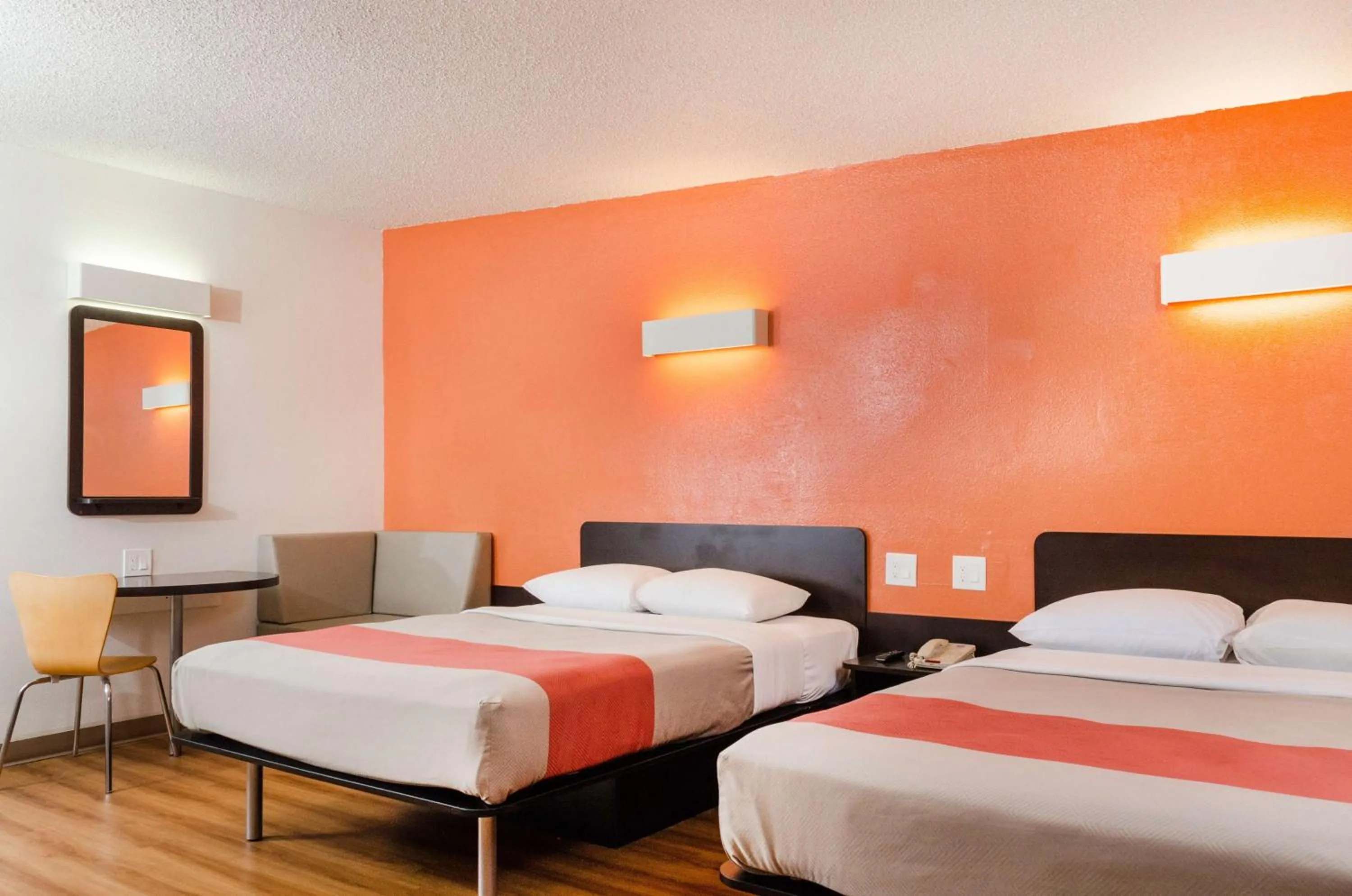 Photo of the whole room in Motel 6-Merced, CA