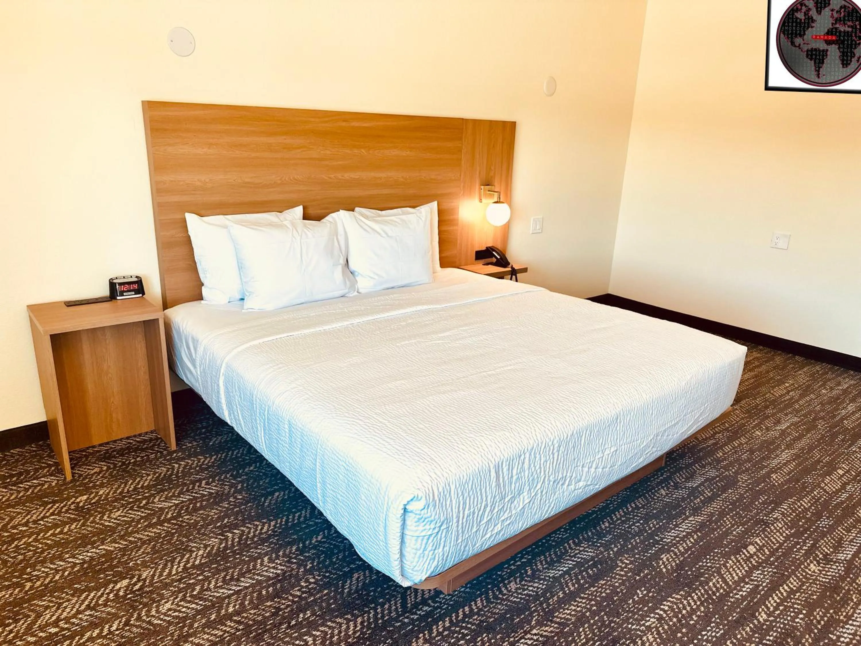 Bed in Ramada by Wyndham Merced