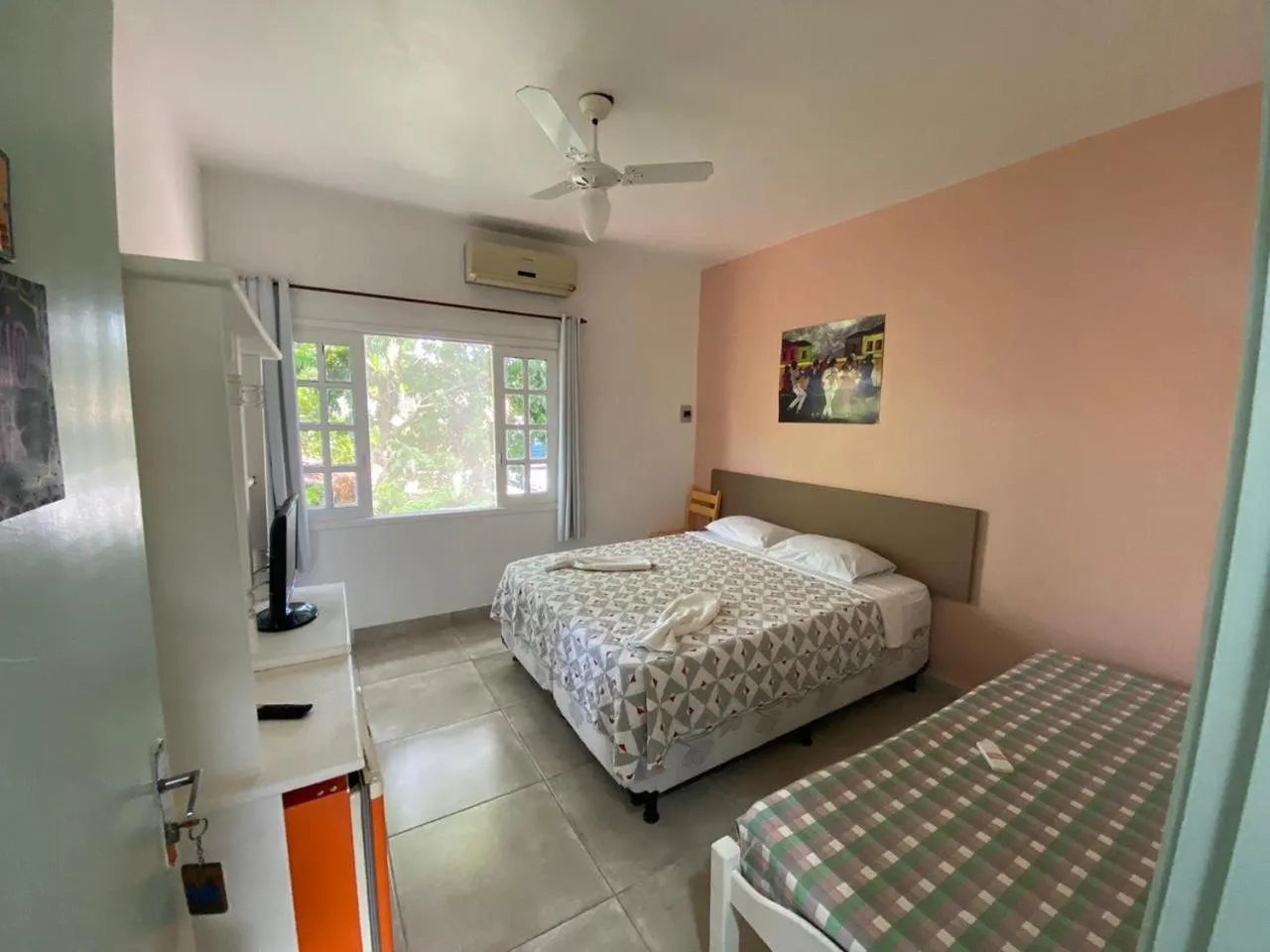 Bed in Pousada Liras da Poesia