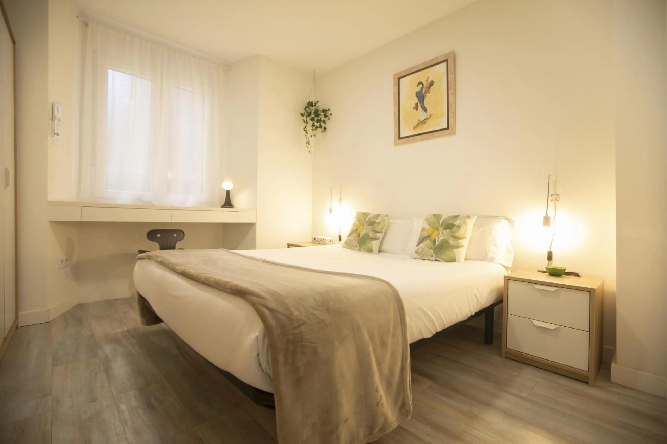 Bedroom, Bed in Alojamientos Cantíber