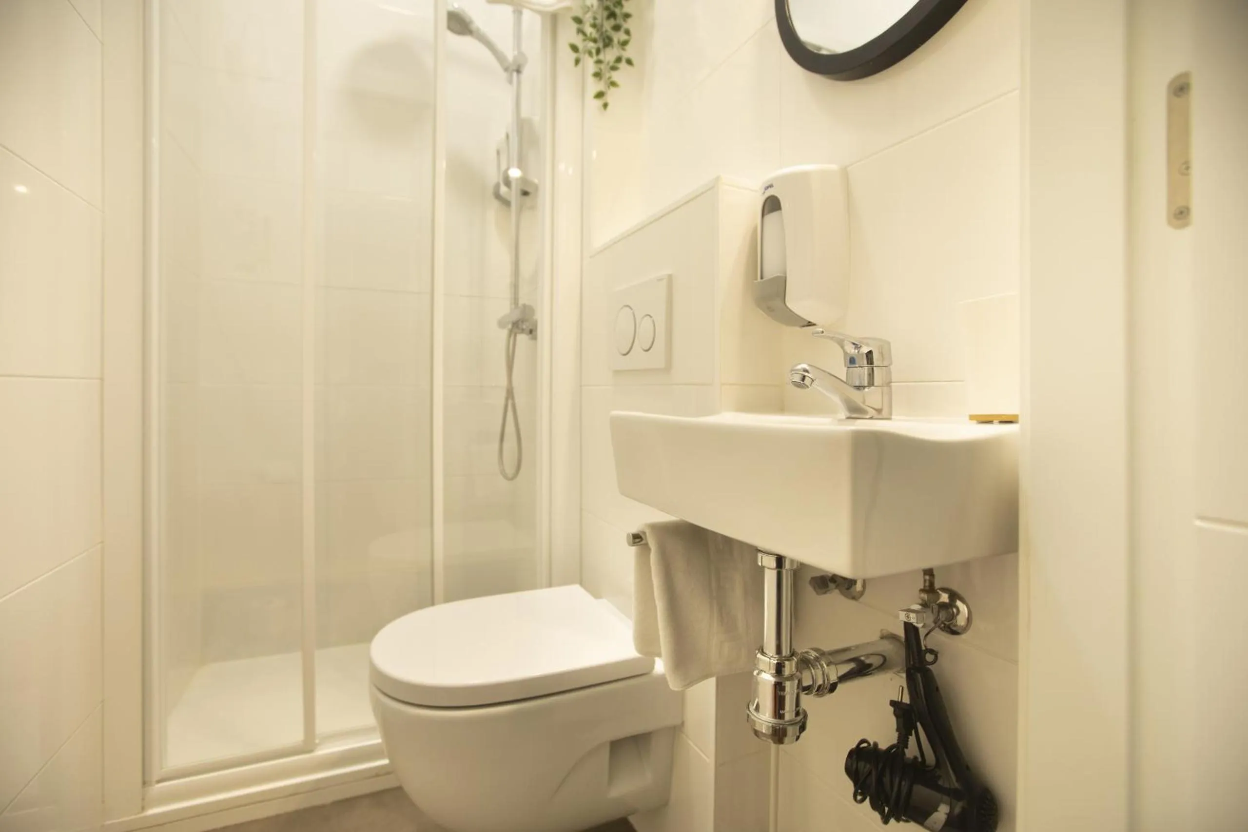 Bathroom in Alojamientos Cantíber