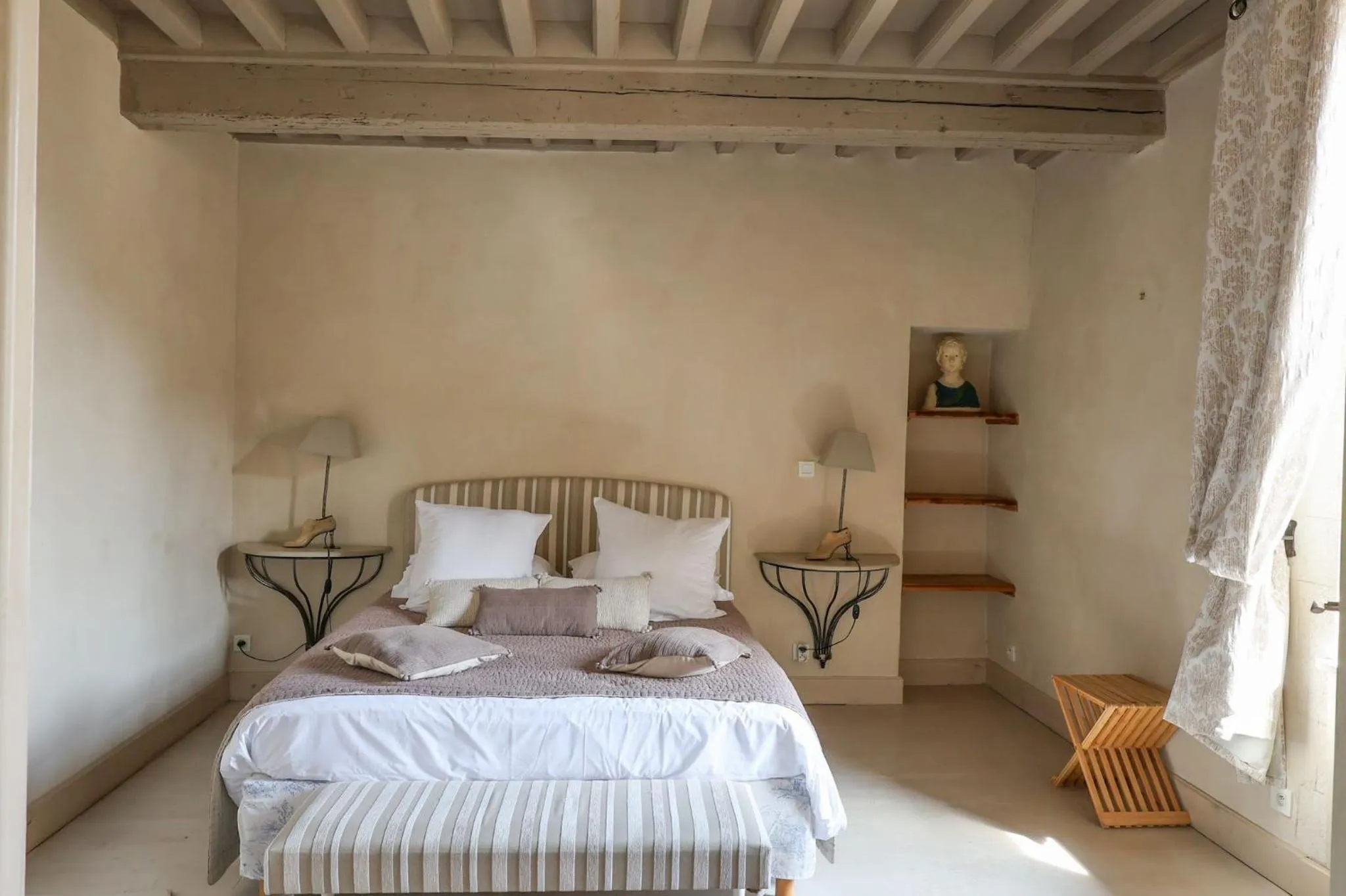 Bedroom, Bed in Maison de la Pra