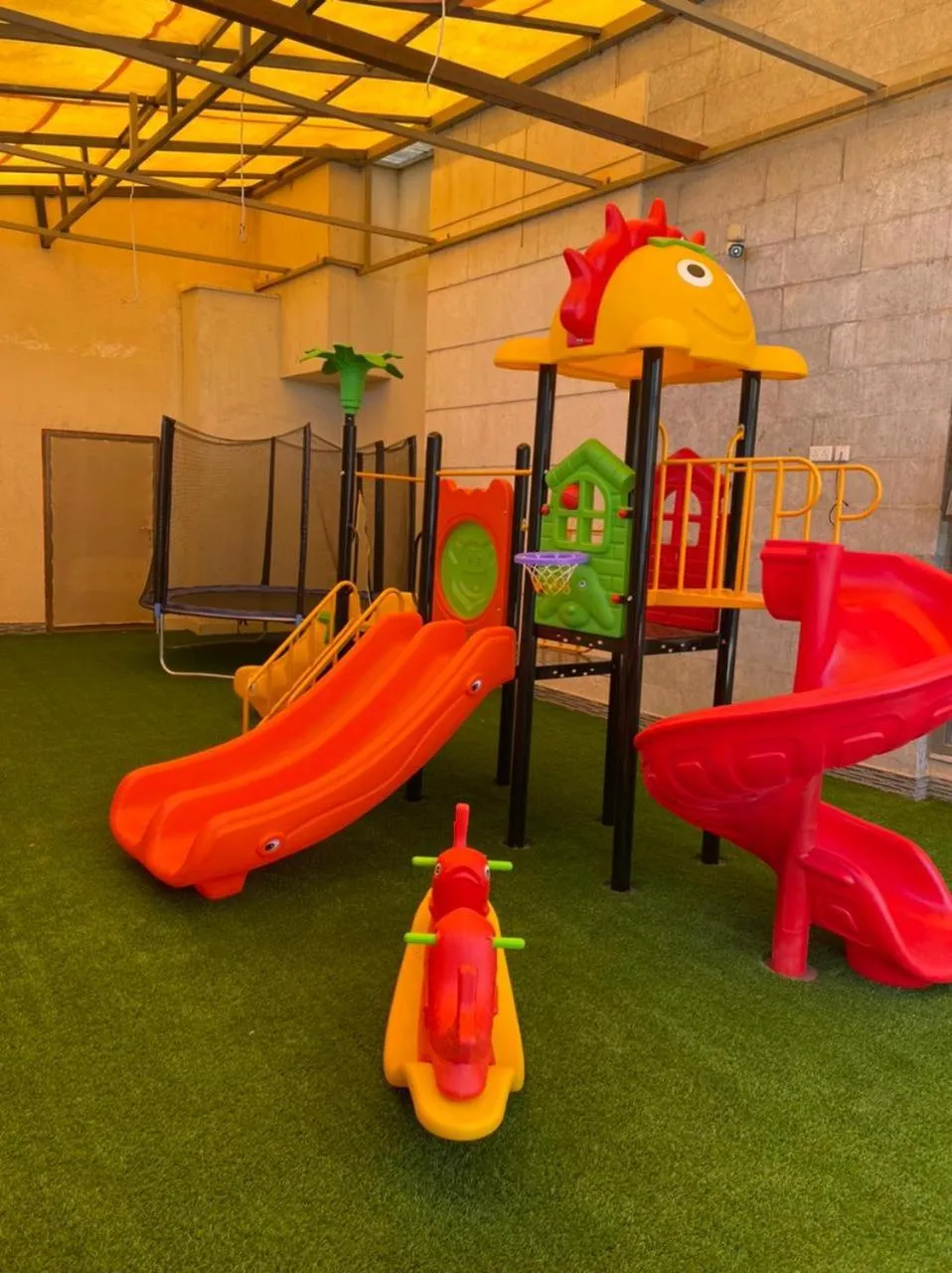 Children play ground in Lijam Hotel