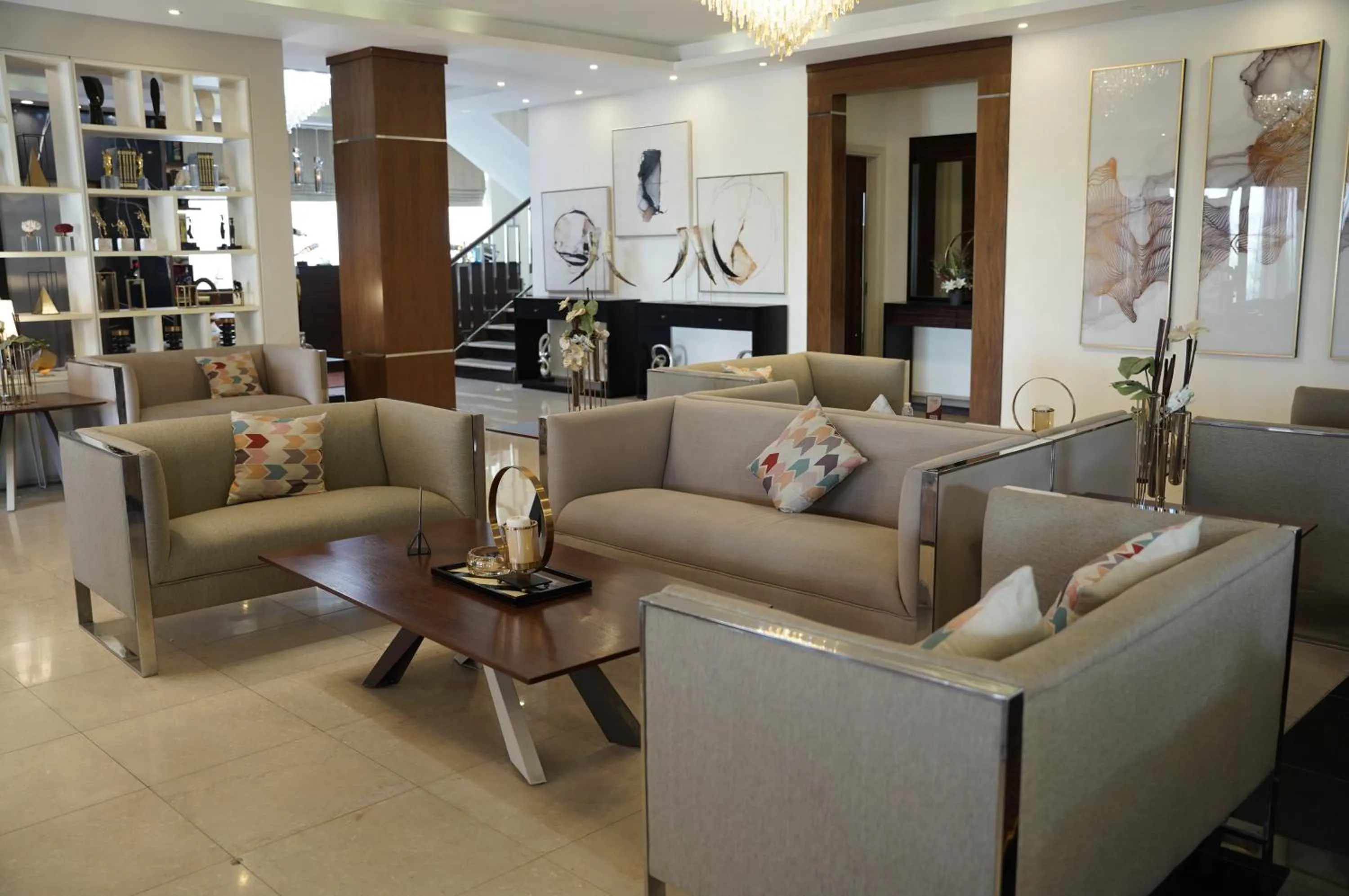 Lobby or reception in Lijam Hotel