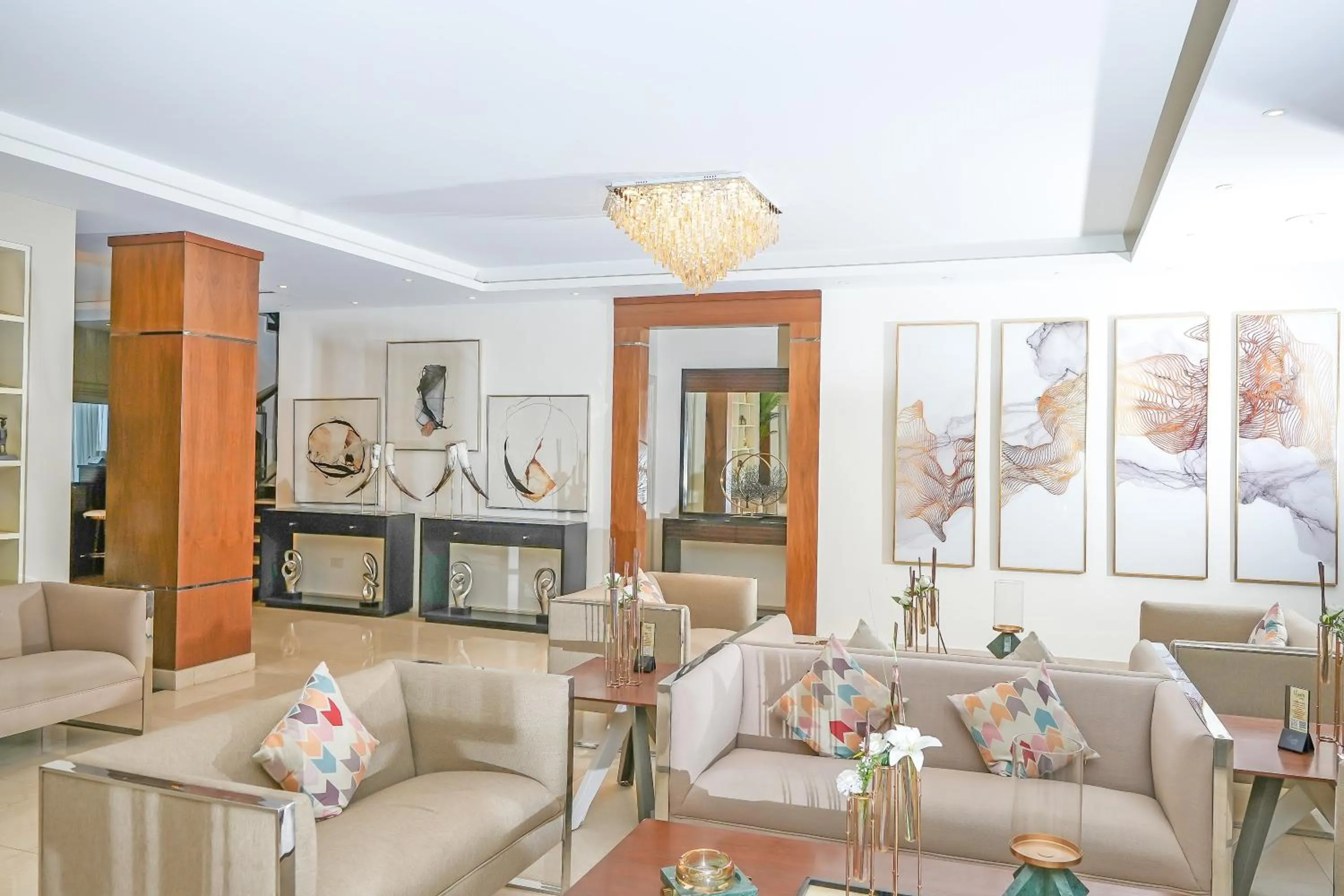 Lobby or reception in Lijam Hotel