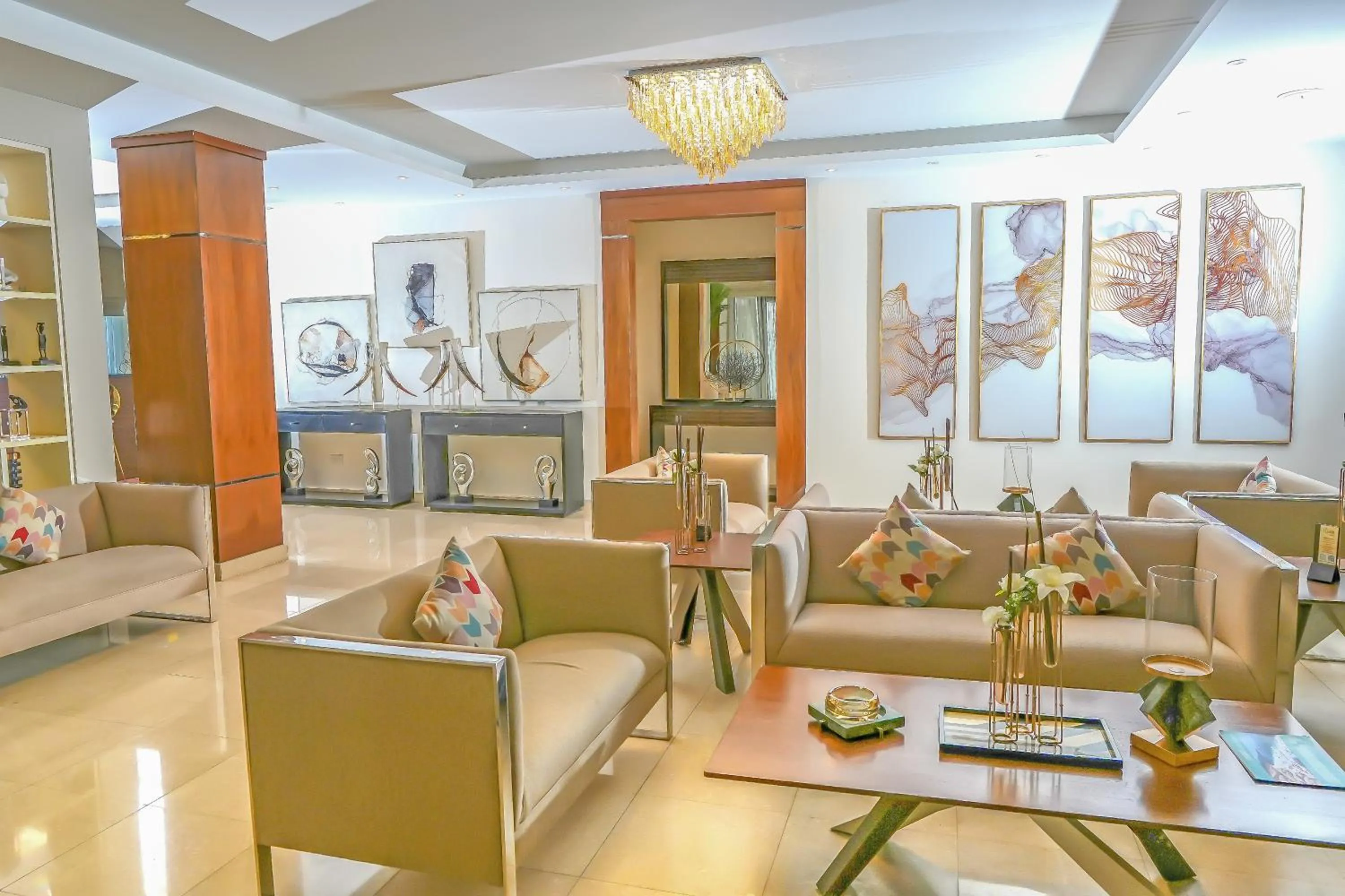 Lobby or reception in Lijam Hotel