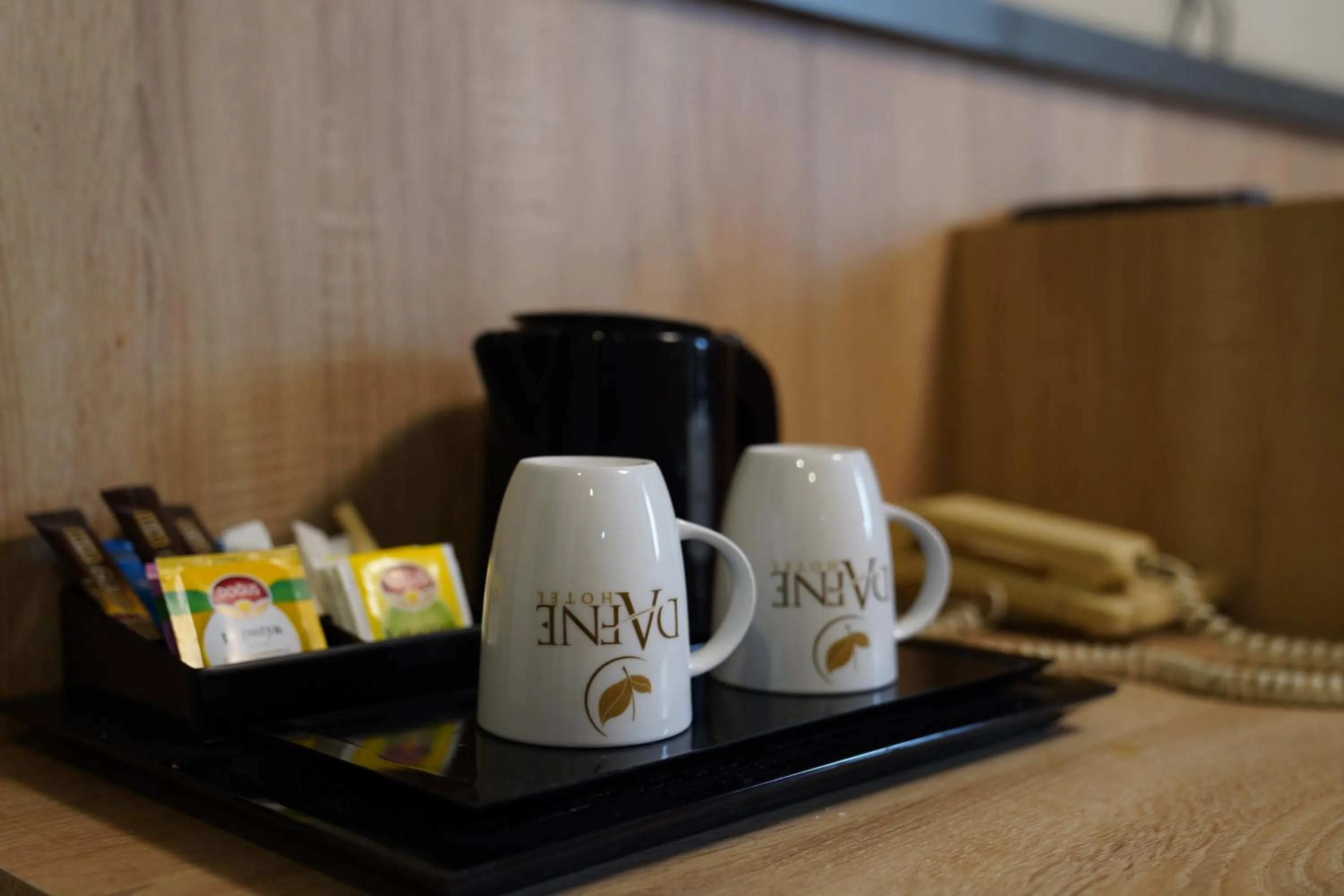 Coffee/tea facilities in Dafne Hotel