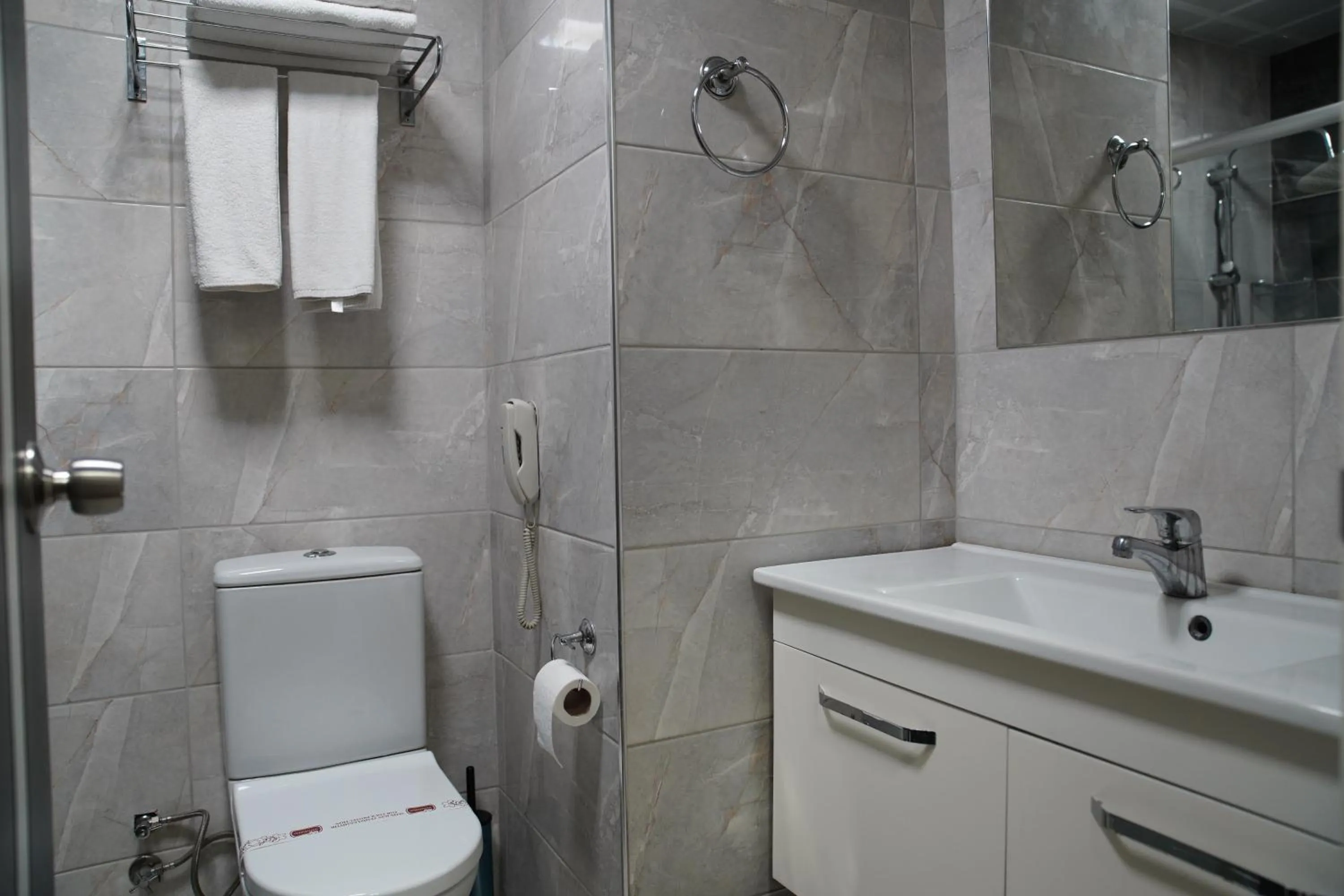 Bathroom in Dafne Hotel