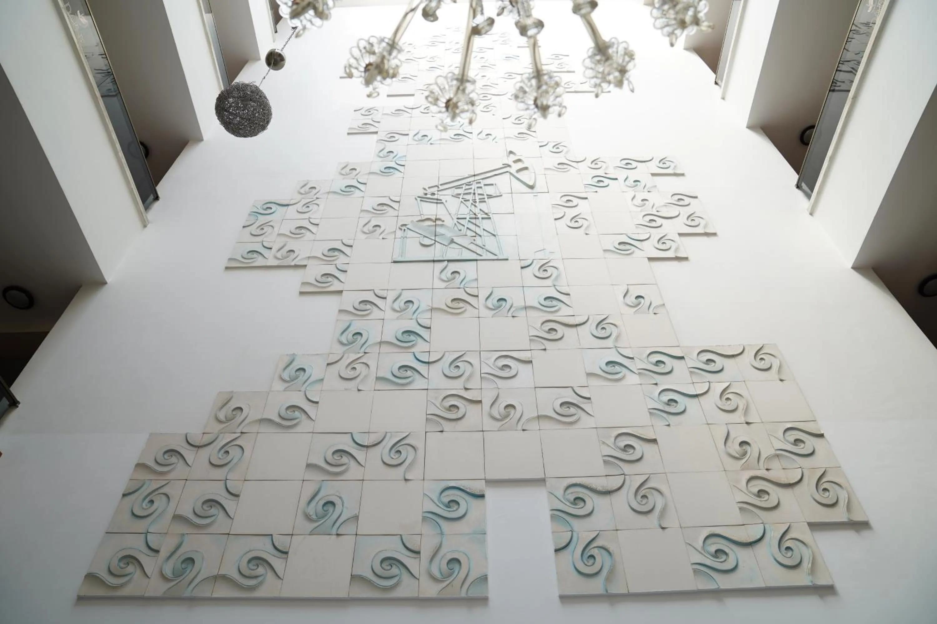 Decorative detail in Dafne Hotel