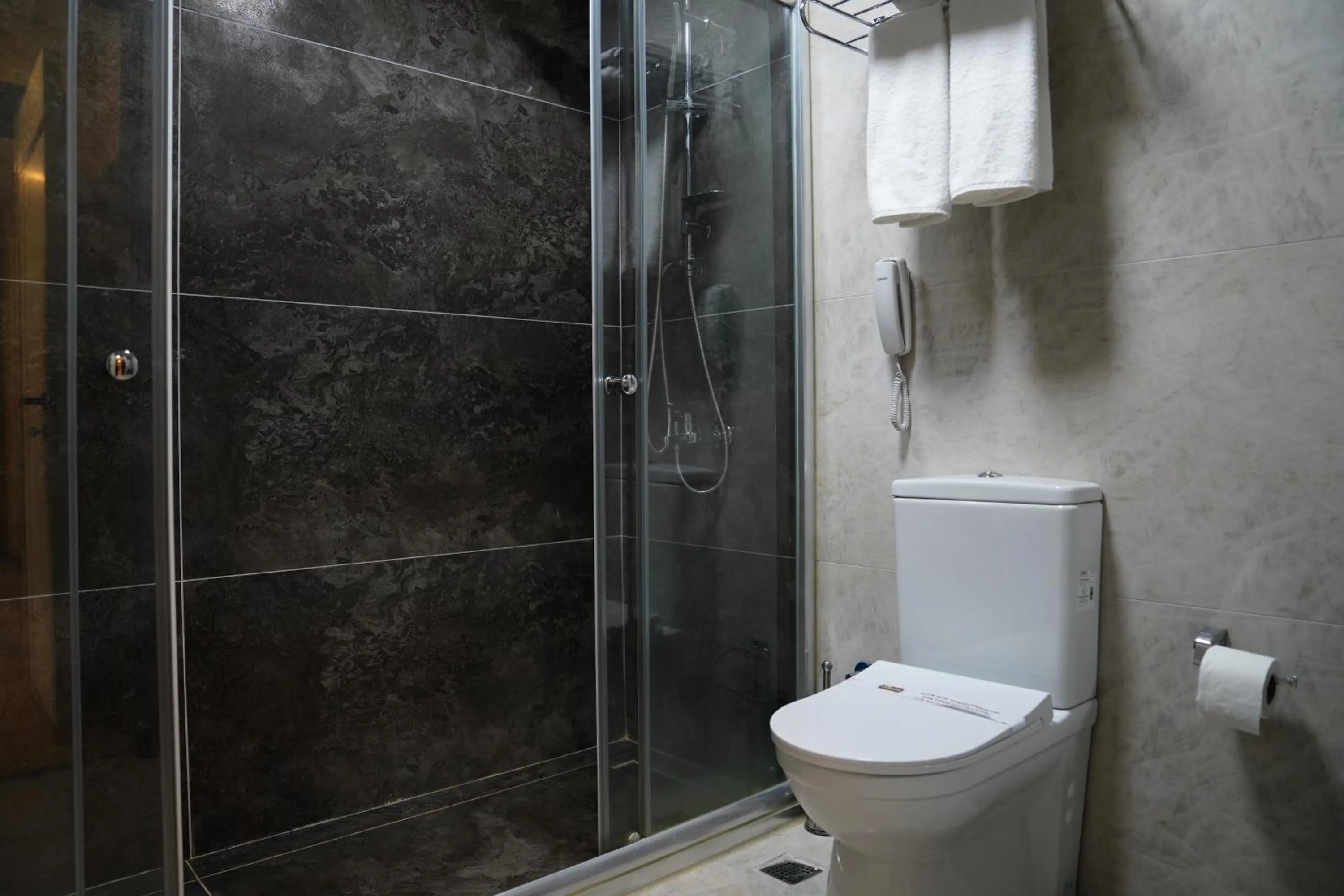 Bathroom in Dafne Hotel