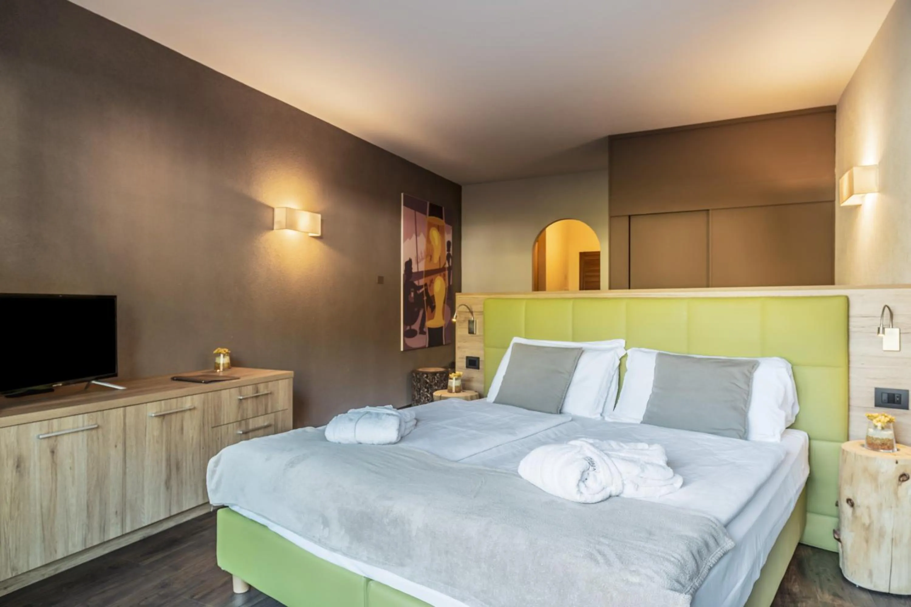 Bedroom, Bed in Residence Anda