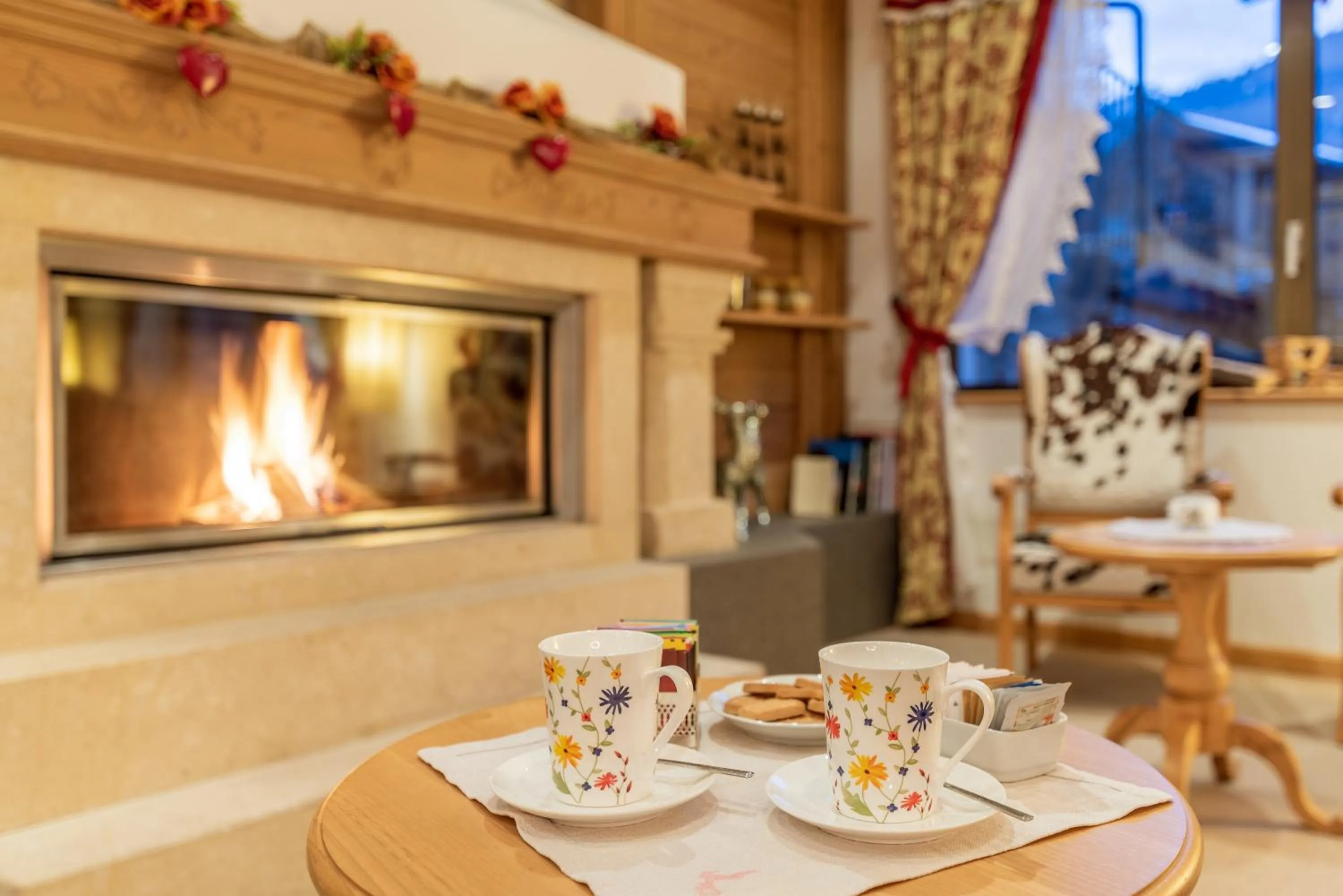 fireplace in Residence Anda