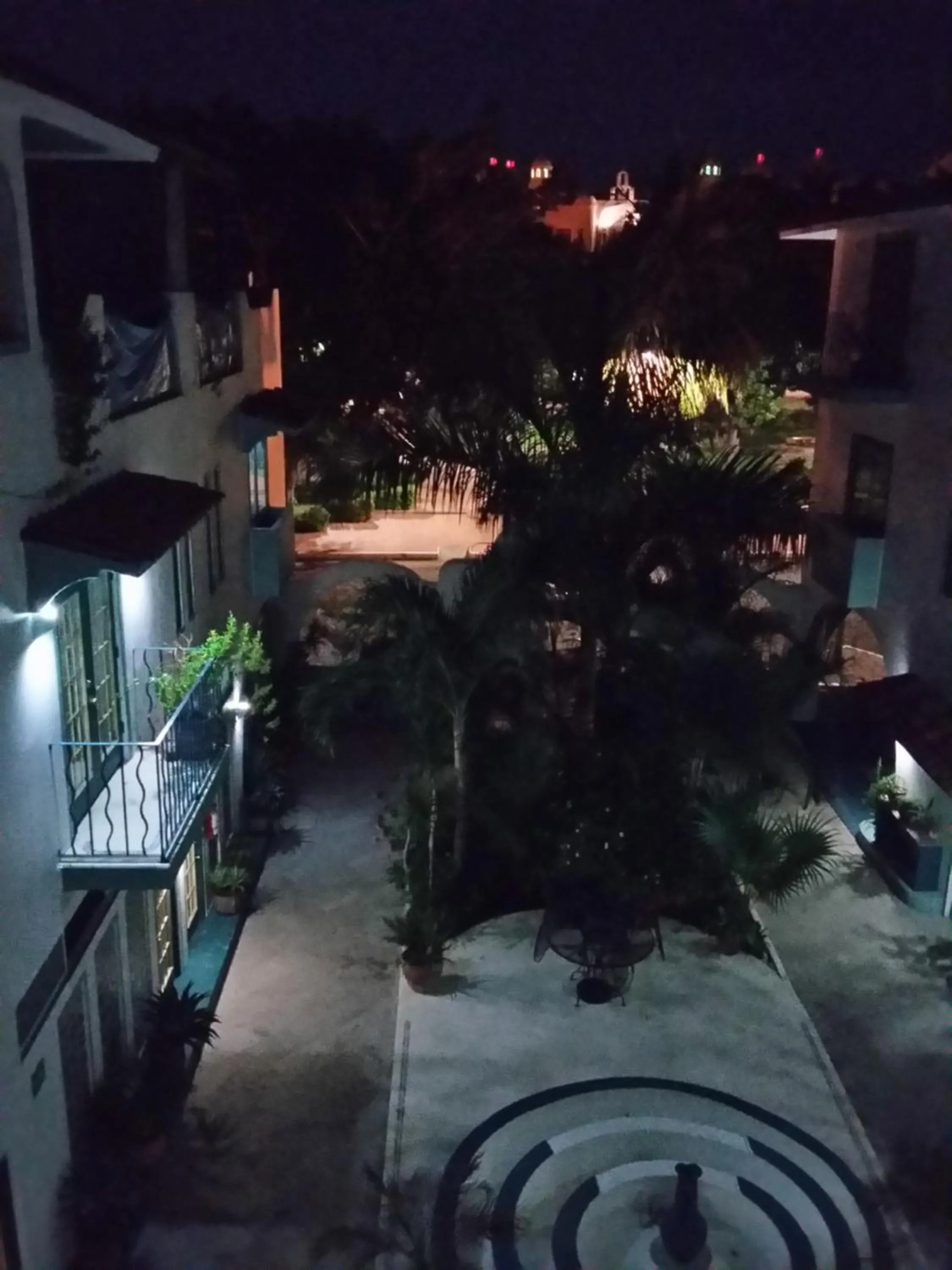Patio in Delphinus Inn
