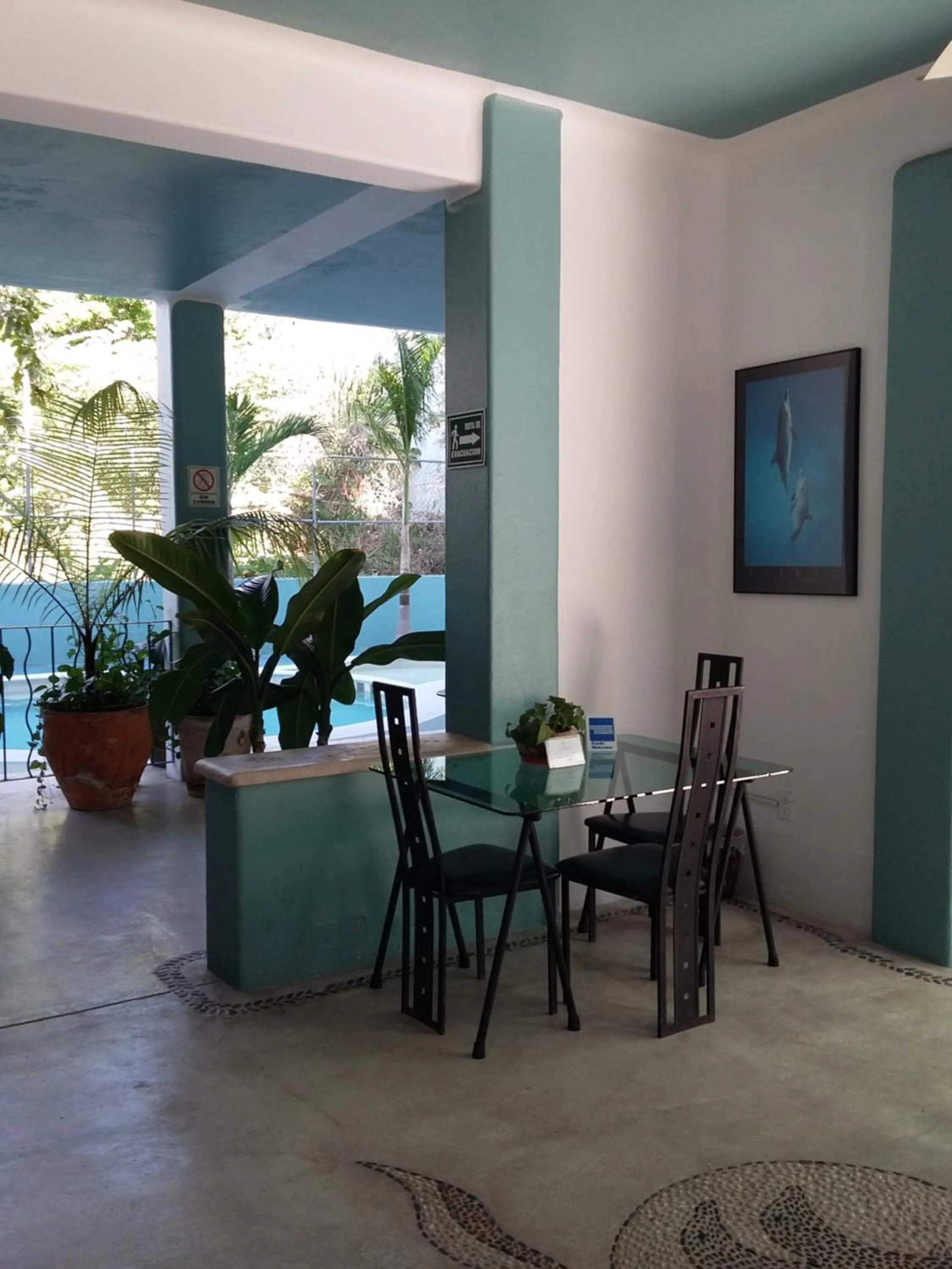 Lobby or reception in Delphinus Inn